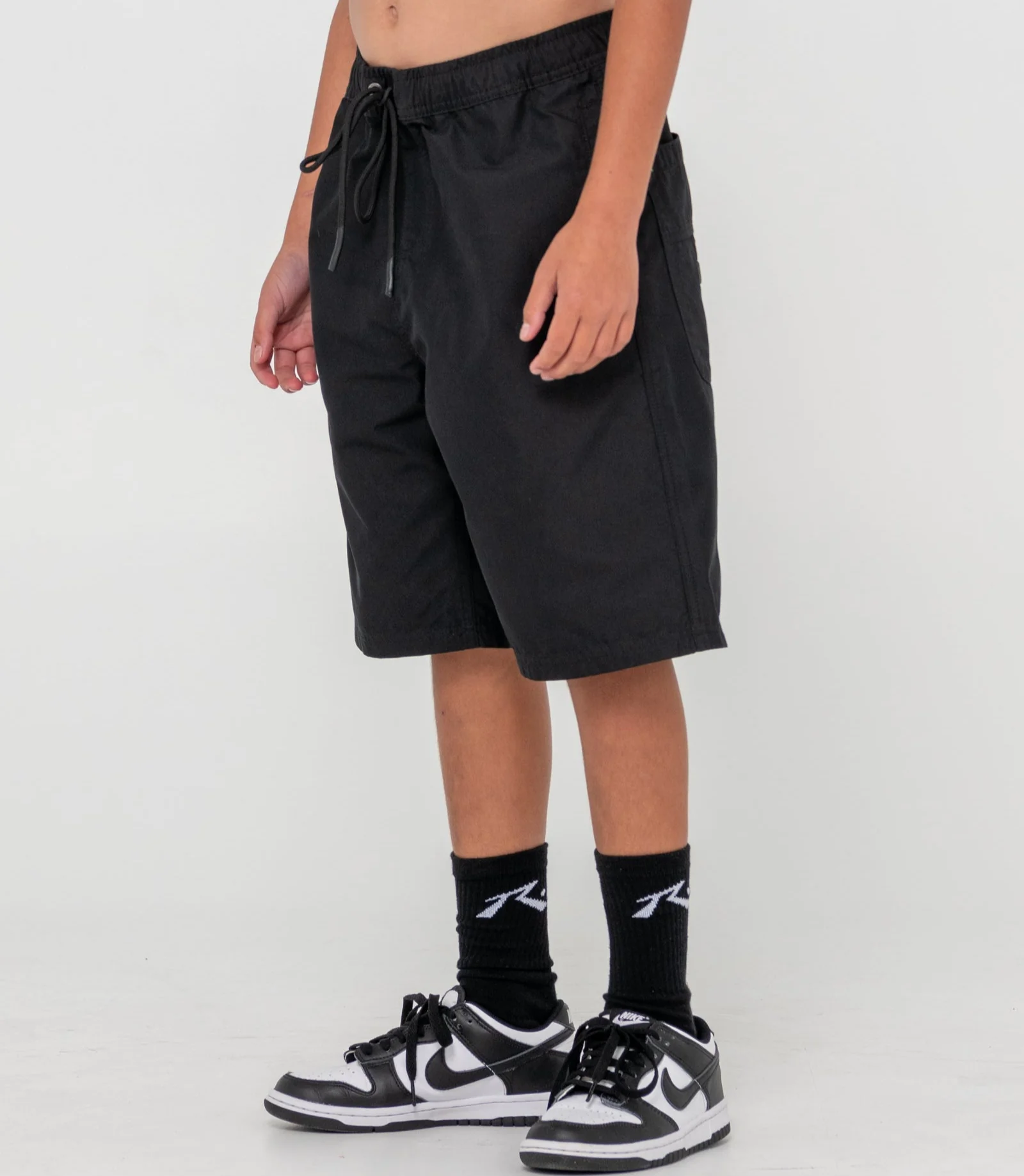 Bermuda Rusty Wear Eva Elastic Short Boys Black - Image 3