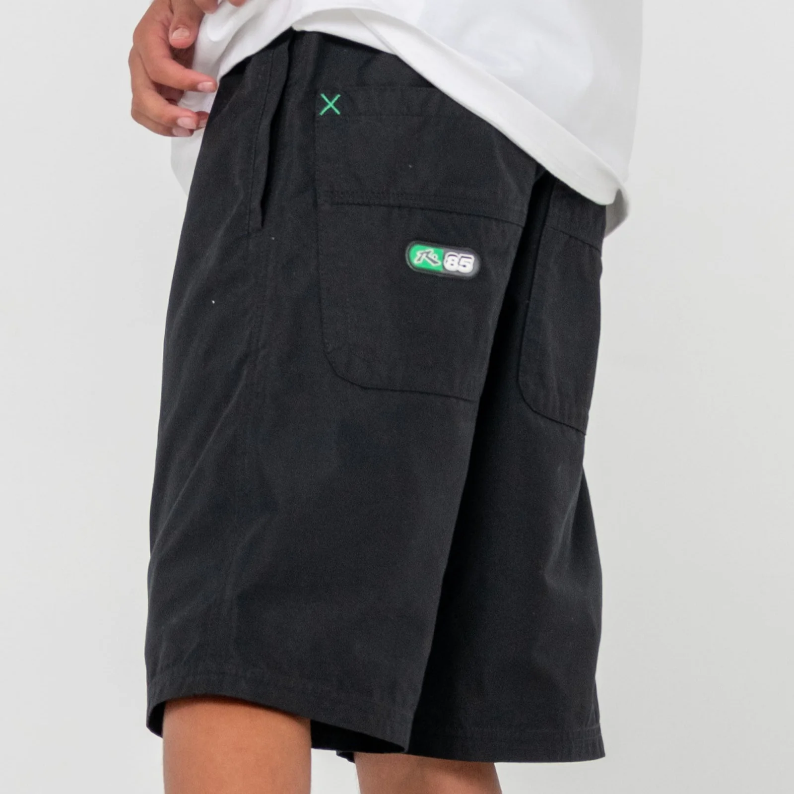 Bermuda Rusty Wear Eva Elastic Short Boys Black - Image 4