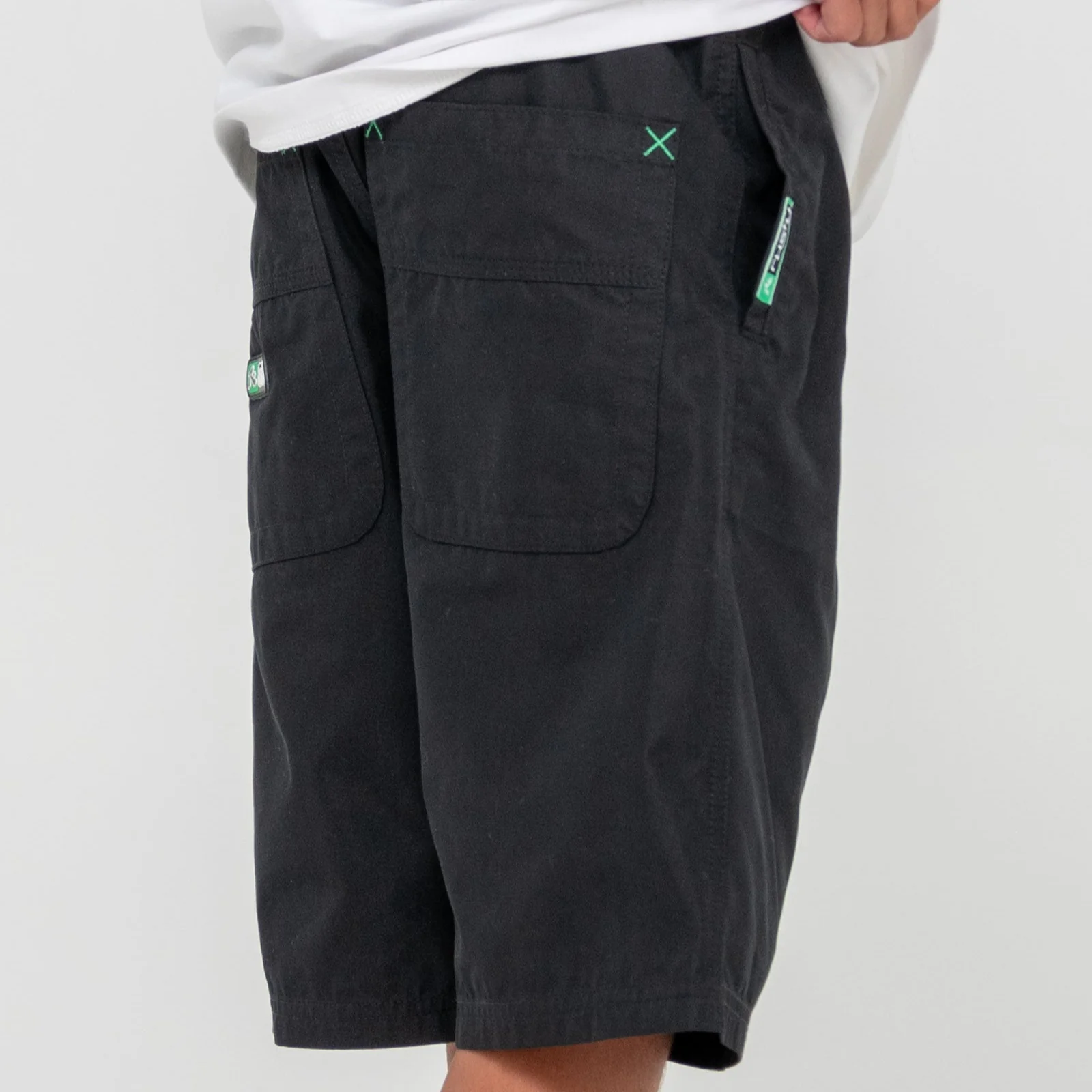 Bermuda Rusty Wear Eva Elastic Short Boys Black - Image 5