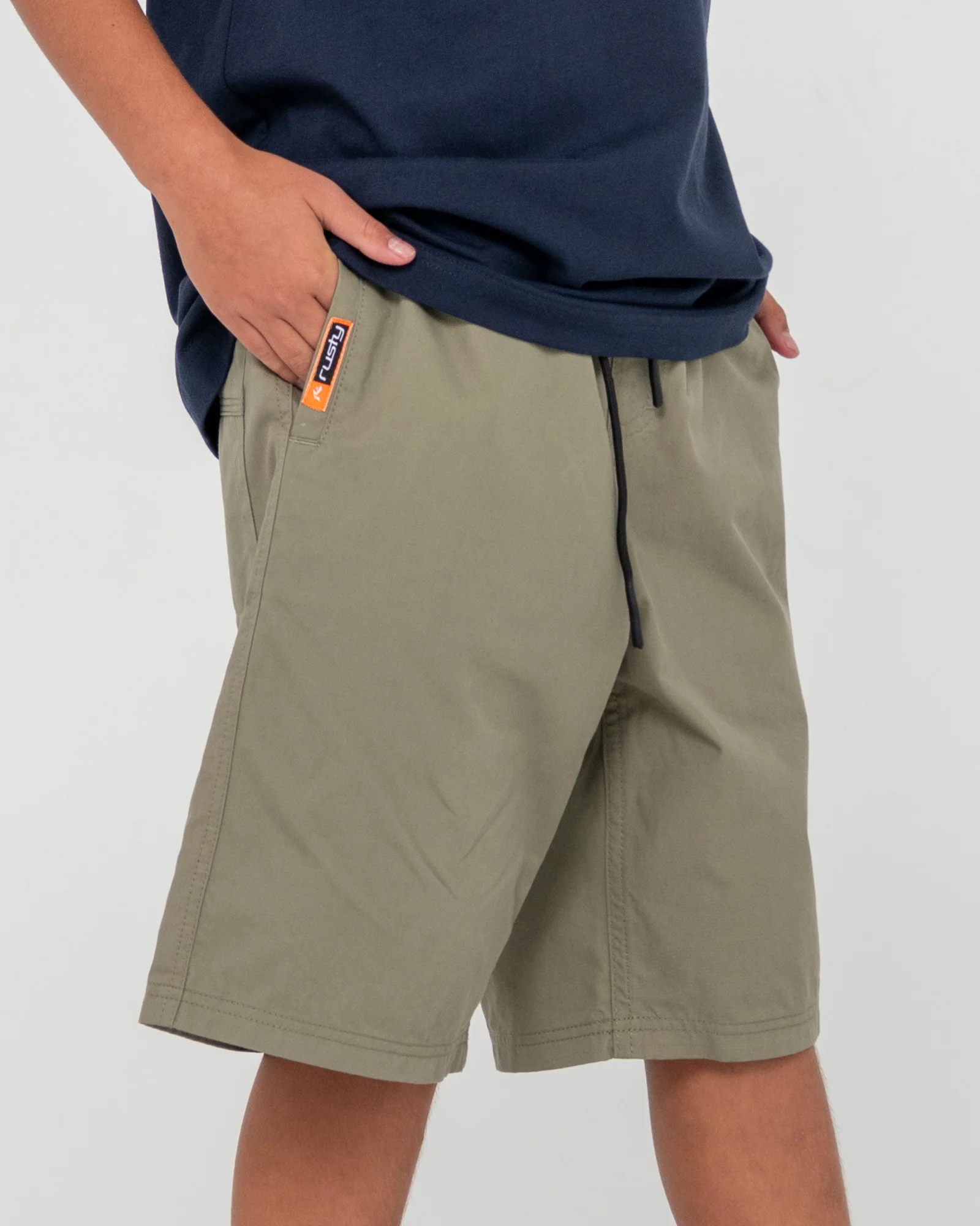 Bermuda Rusty Wear Eva Elastic Short Boys Savanna - Image 4