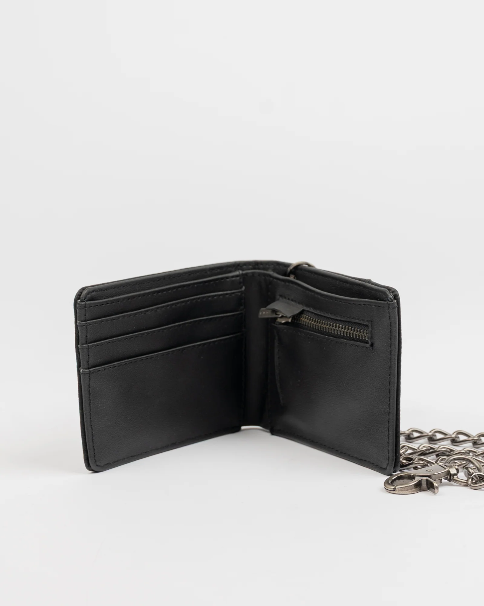 Billetera District Chain Wallet Black - Image 2