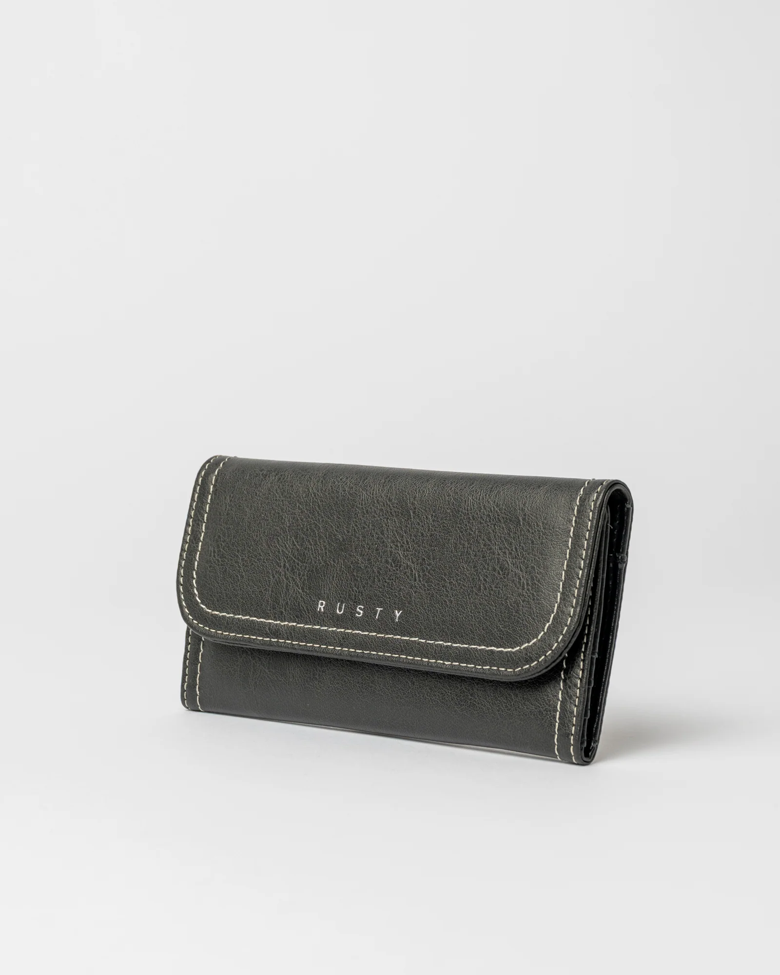 Billetera Mallory Flap Wallet Black - Image 3