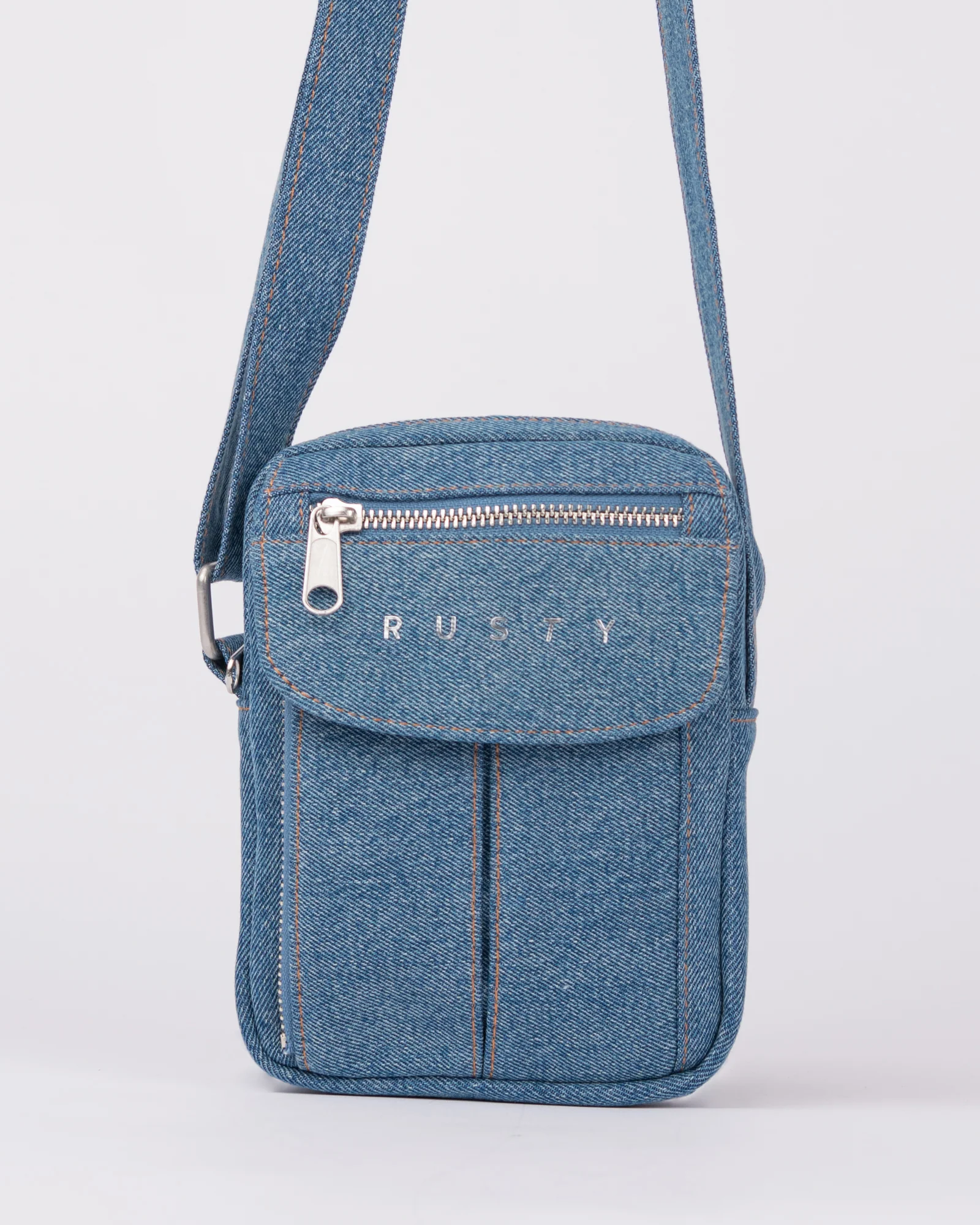 Bolso Dusk Denim Crossbody Bag Middy Blue - Image 2