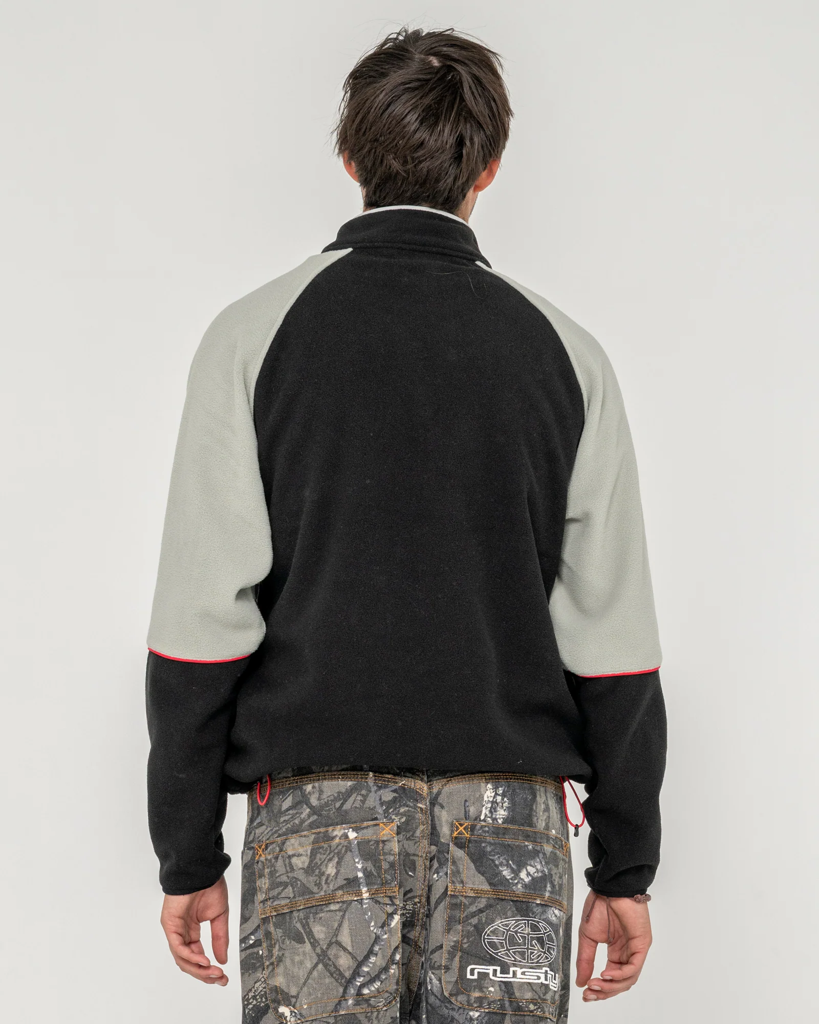 Buzo Tectonic Quarter Zip Polar Fleece Black - Image 4