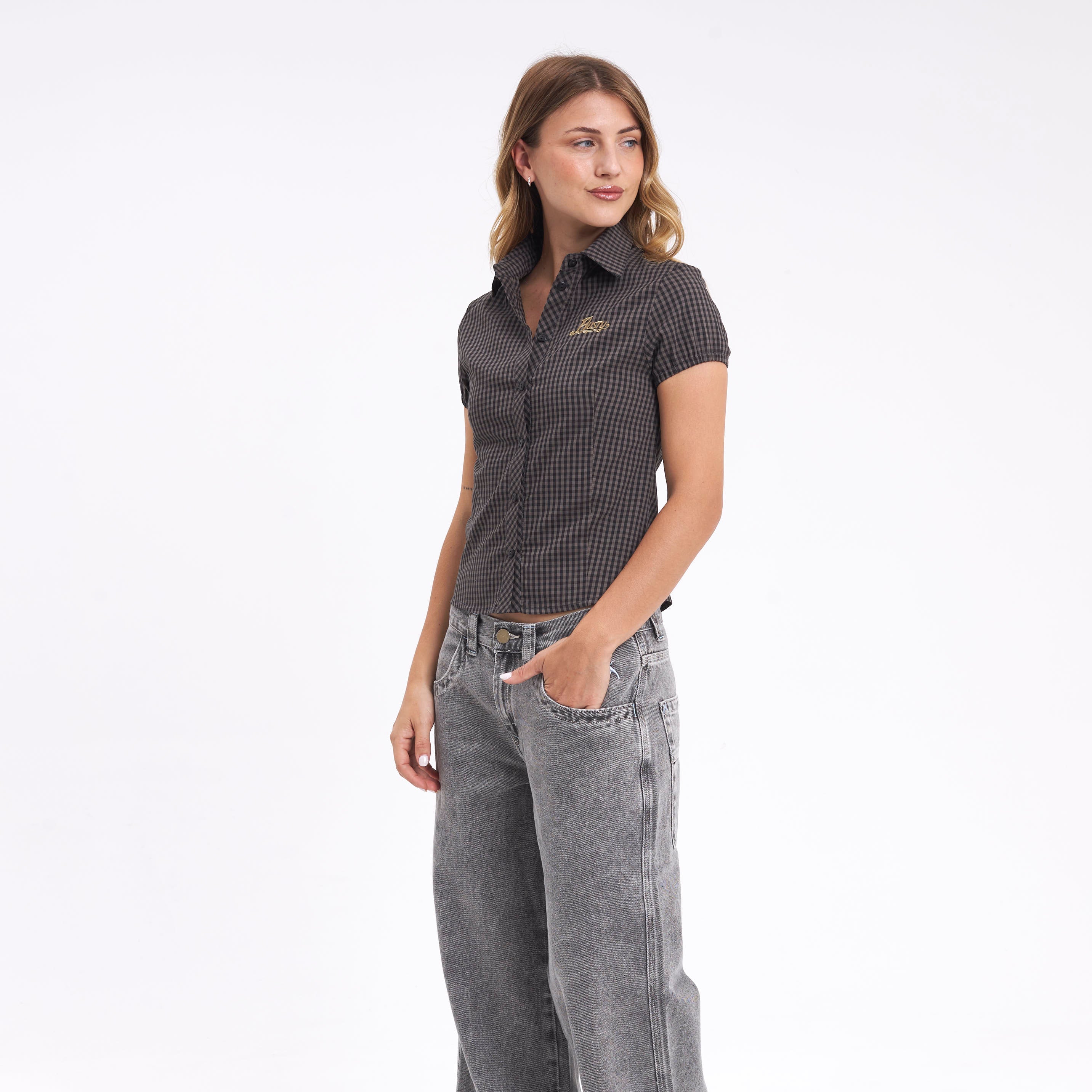 Camisa Missy May Check Chestnuit - Image 3