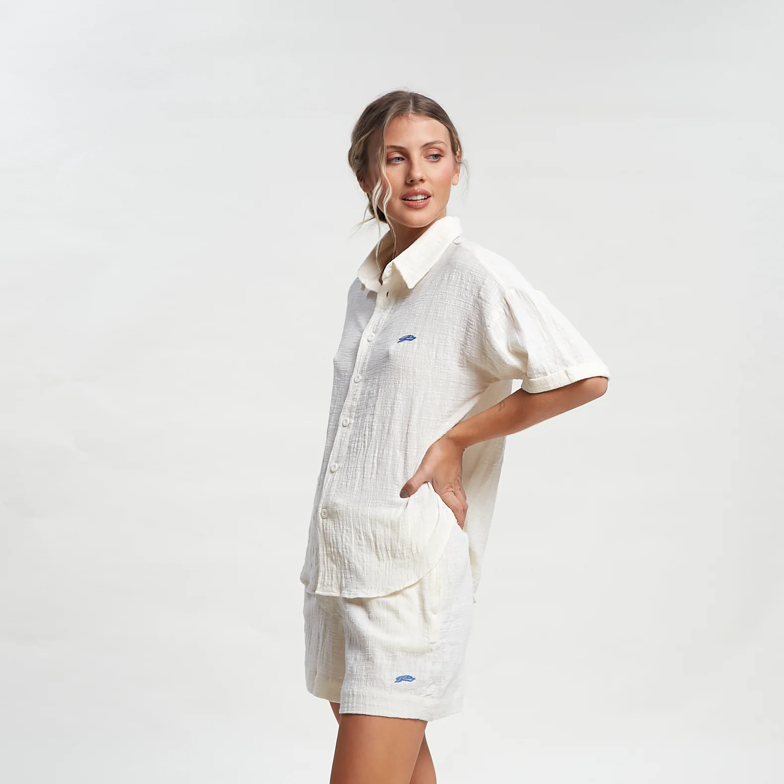 Camisa Mc Hampton Oversized Shirt Ld Off White - Image 3