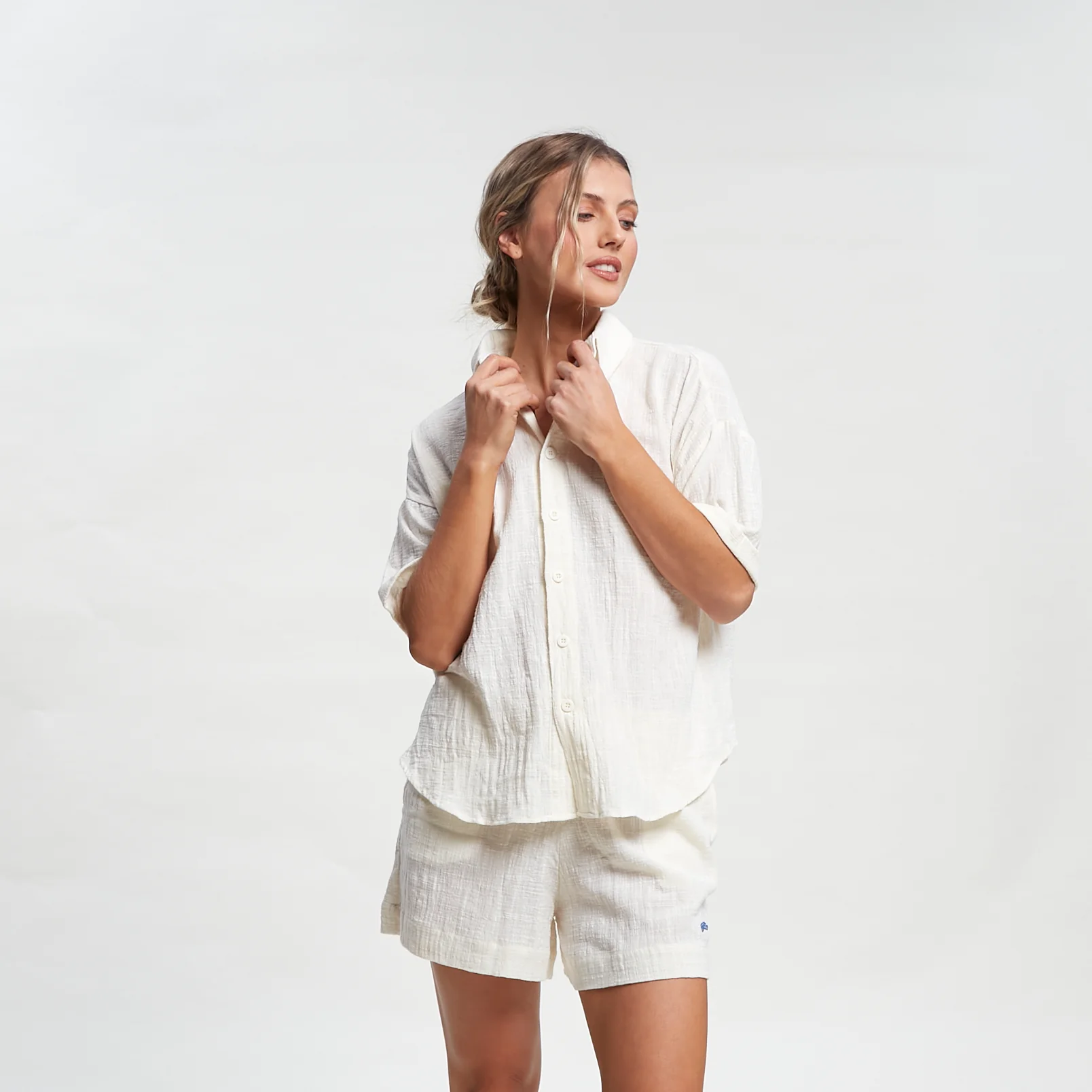 Camisa Mc Hampton Oversized Shirt Ld Off White - Image 5