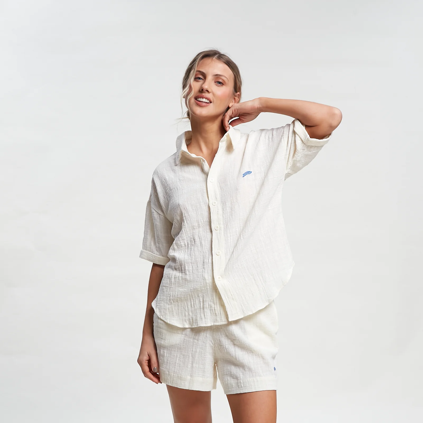 Camisa Mc Hampton Oversized Shirt Ld Off White - Image 6