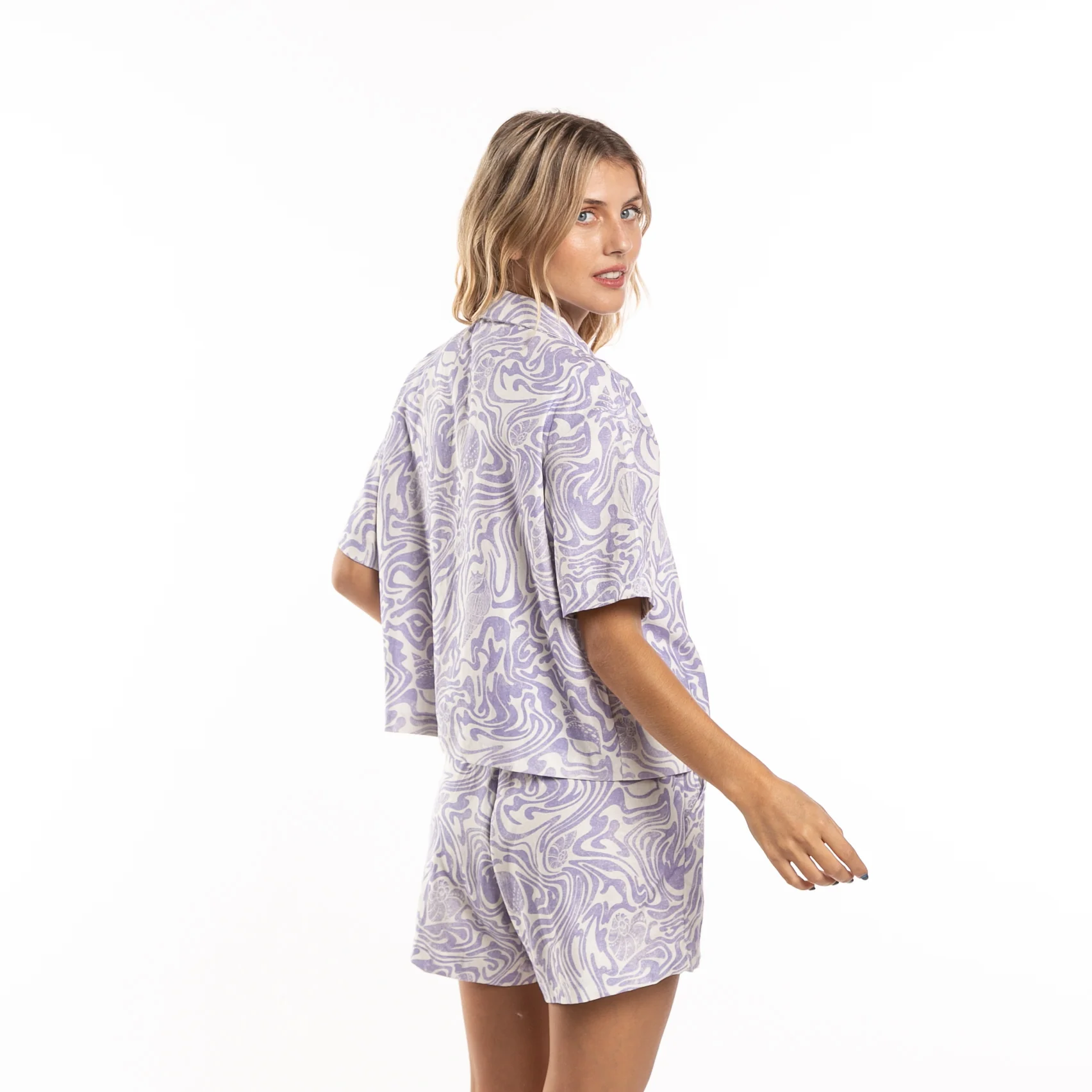 Camisa Mc Seashells Ld Lavender - Image 5