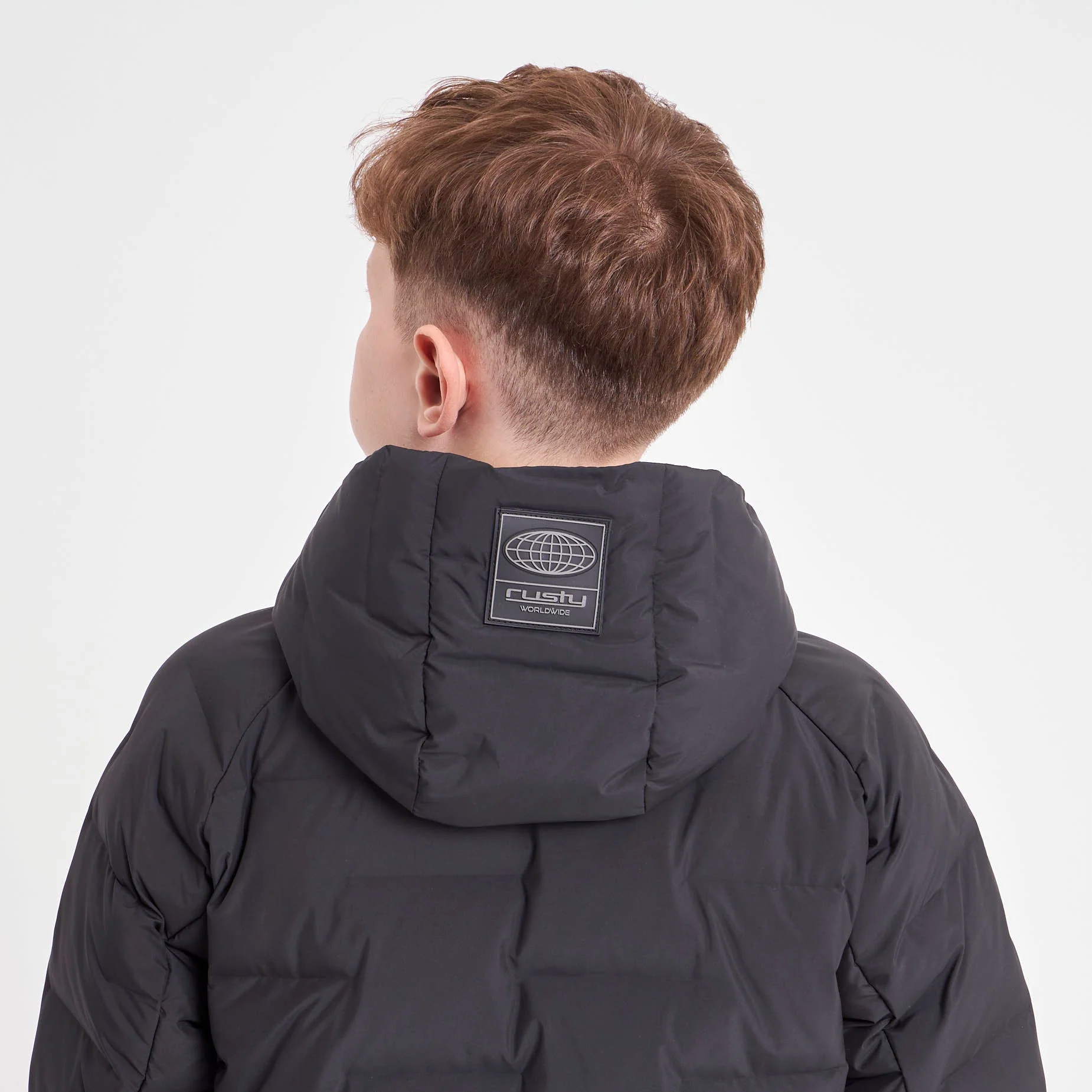 Campera Abrigo Arrow Town Junior Black - Image 4