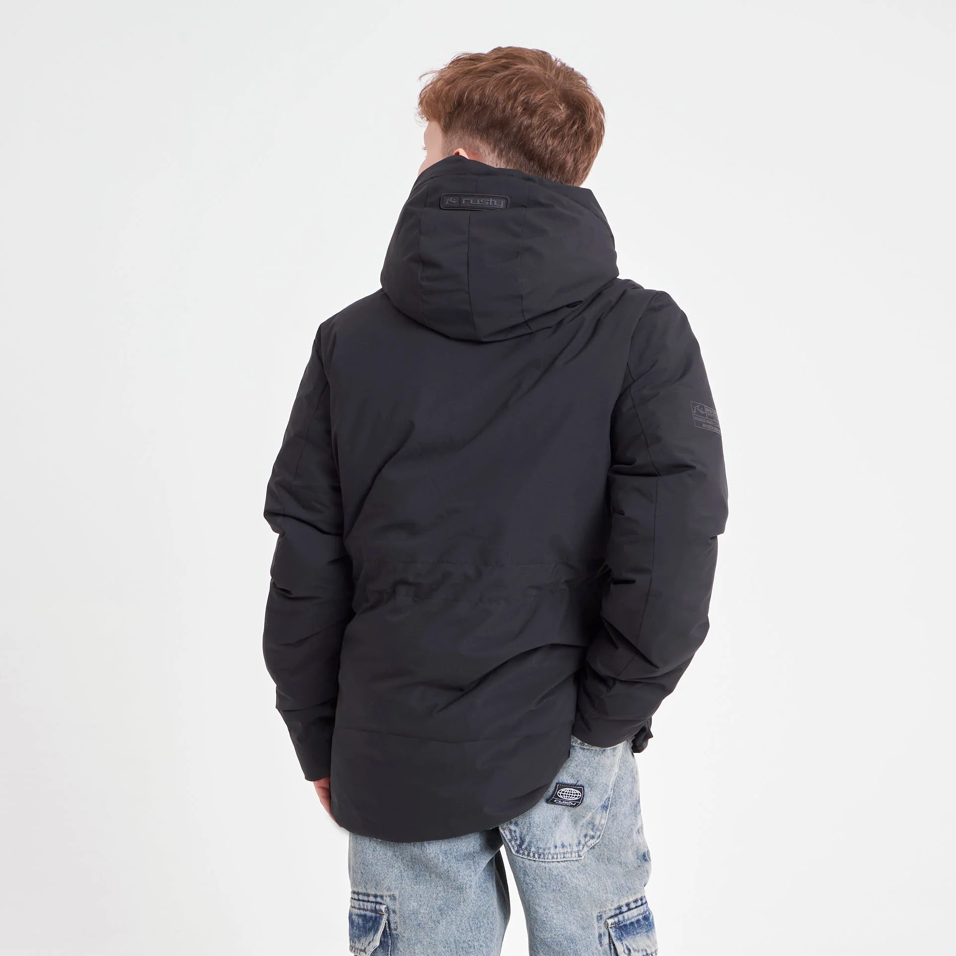 Campera Abrigo Manchester Junior Black - Image 3