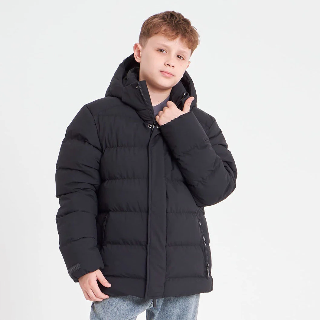 Campera Abrigo Pruffen Serie 2 Junior Black