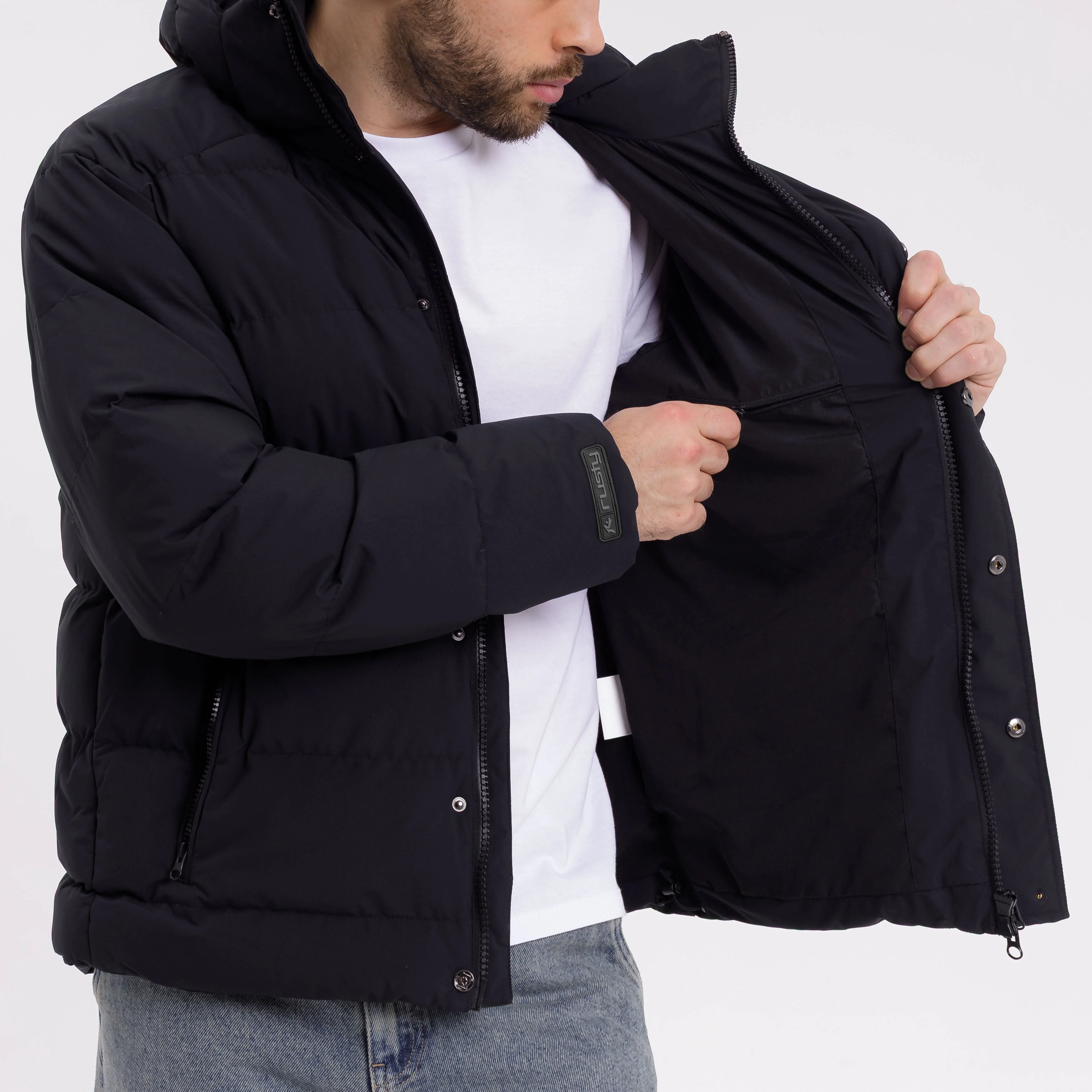 Campera Abrigo Pruffen Serie 2 Black - Image 5