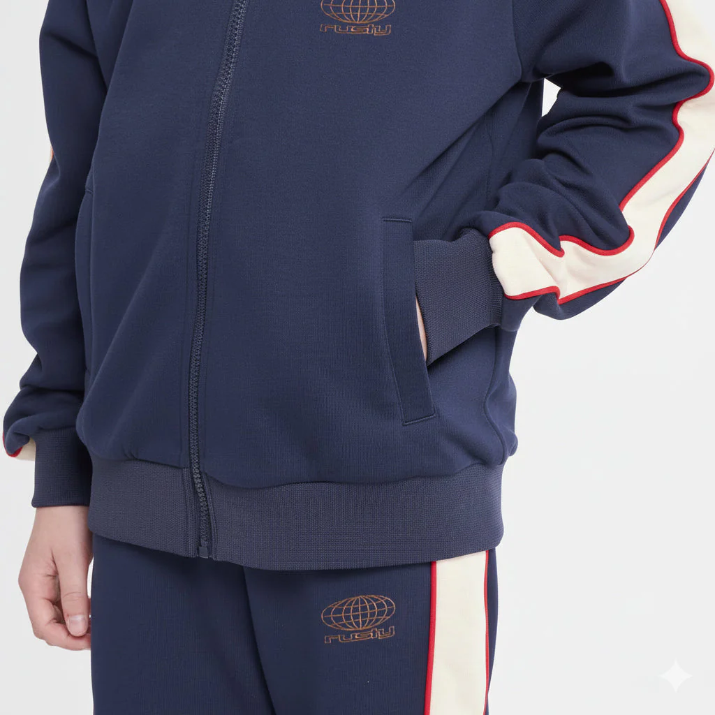 Campera Canguro Lykke Zip Junior Navy - Image 3
