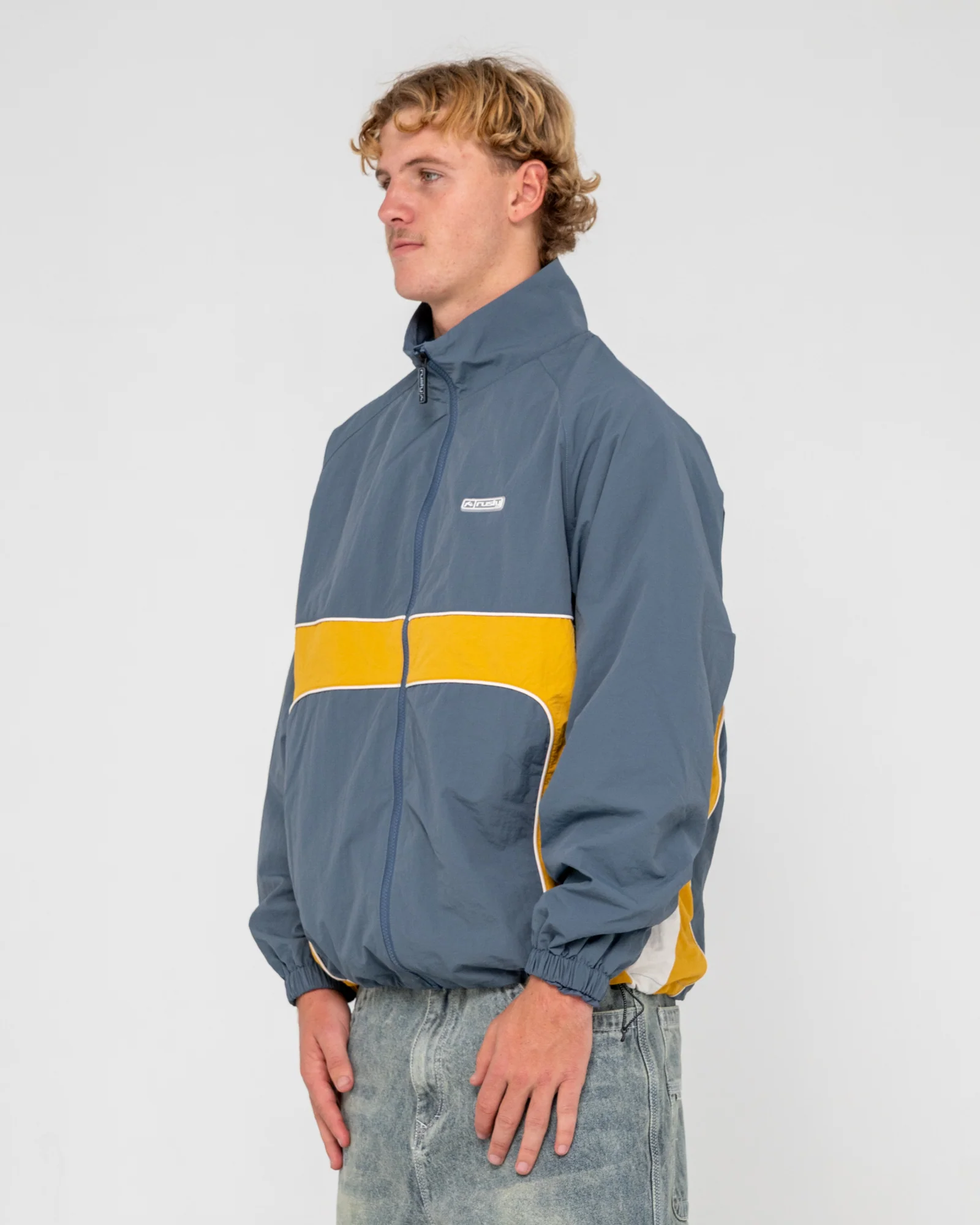 Campera Abrigo Hocus Pocus Zip Thru Steel Blue - Image 3