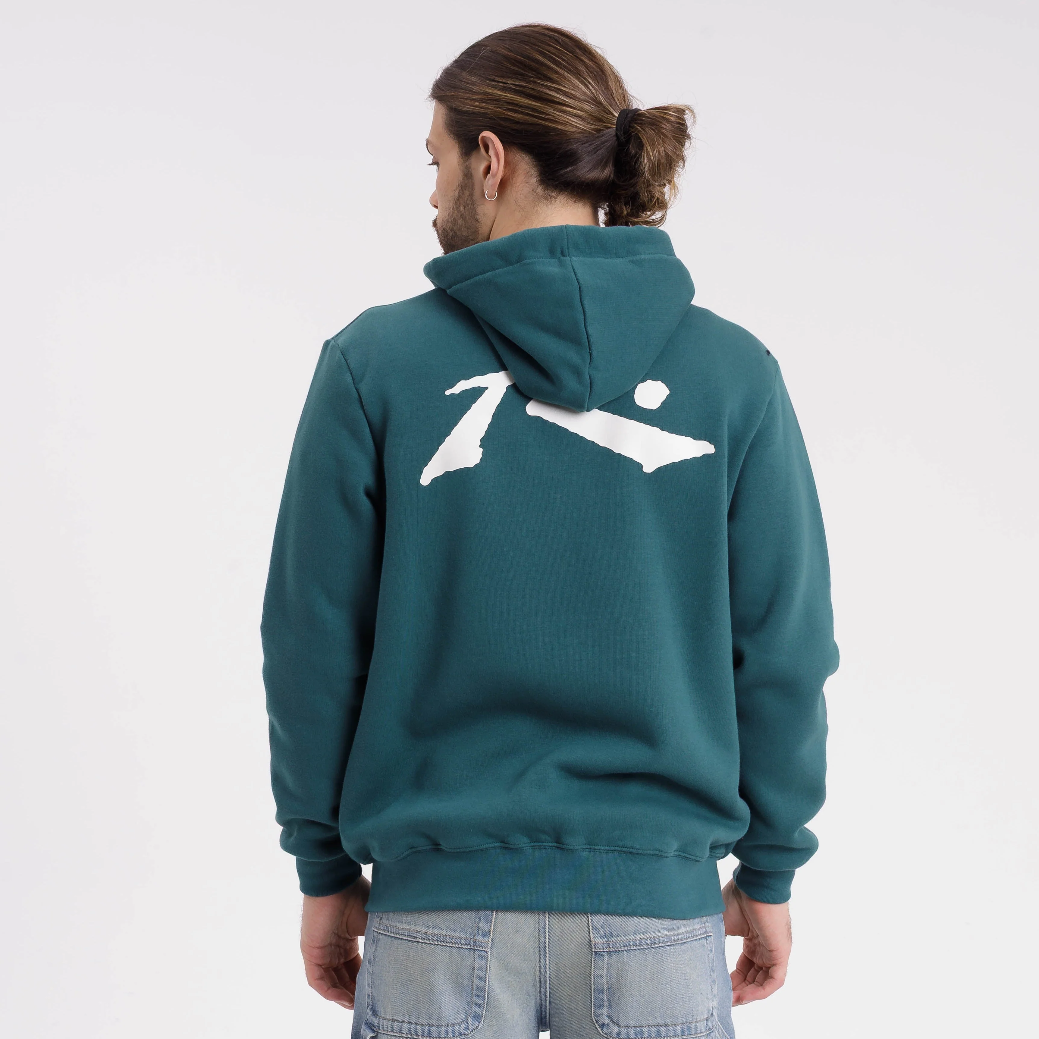 Campera Canguro Competition Green B/Ecru - Image 3