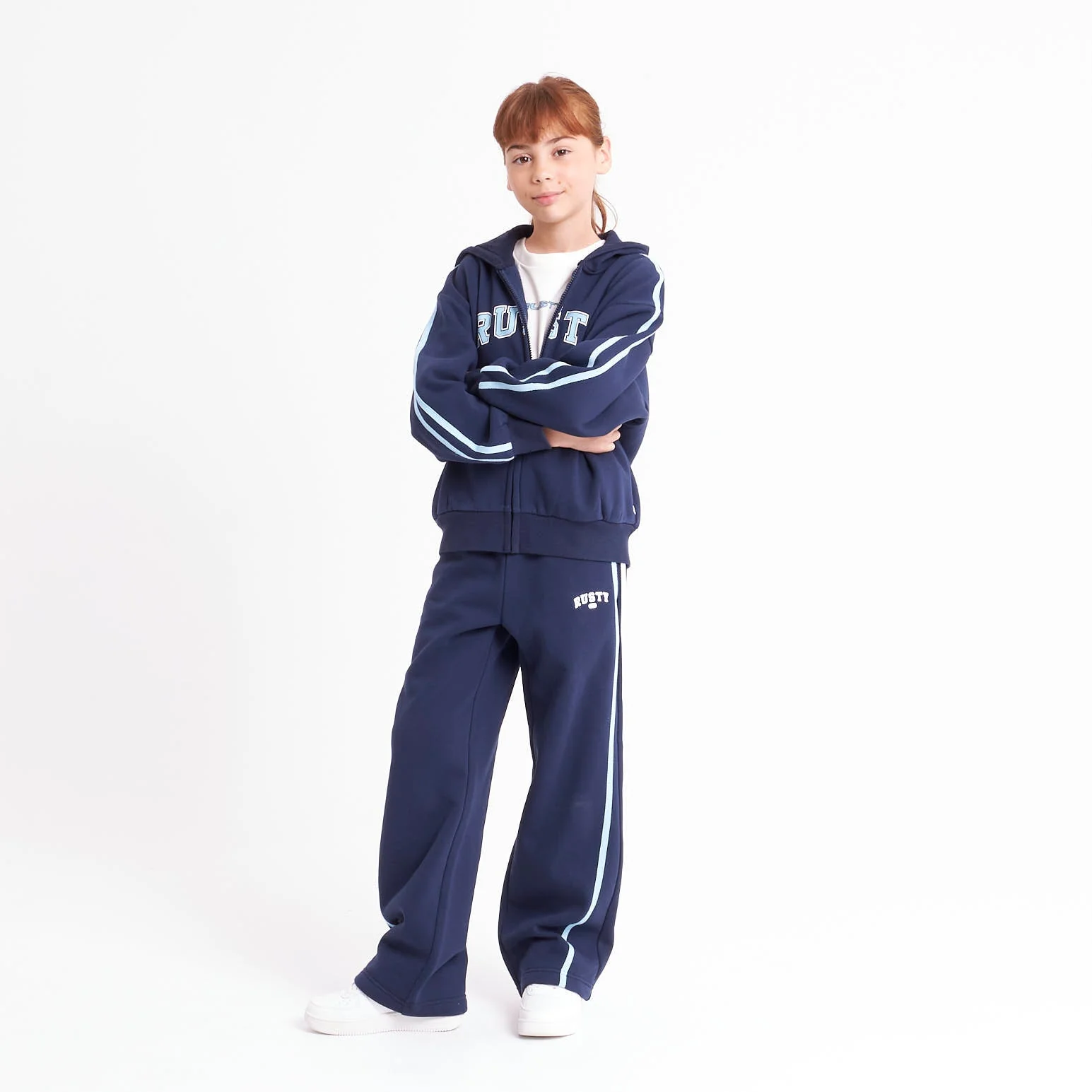 Campera Canguro Girls Team Varsity Navy