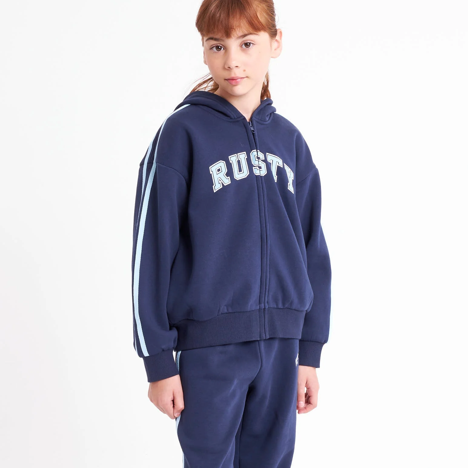 Campera Canguro Girls Team Varsity Navy - Image 2