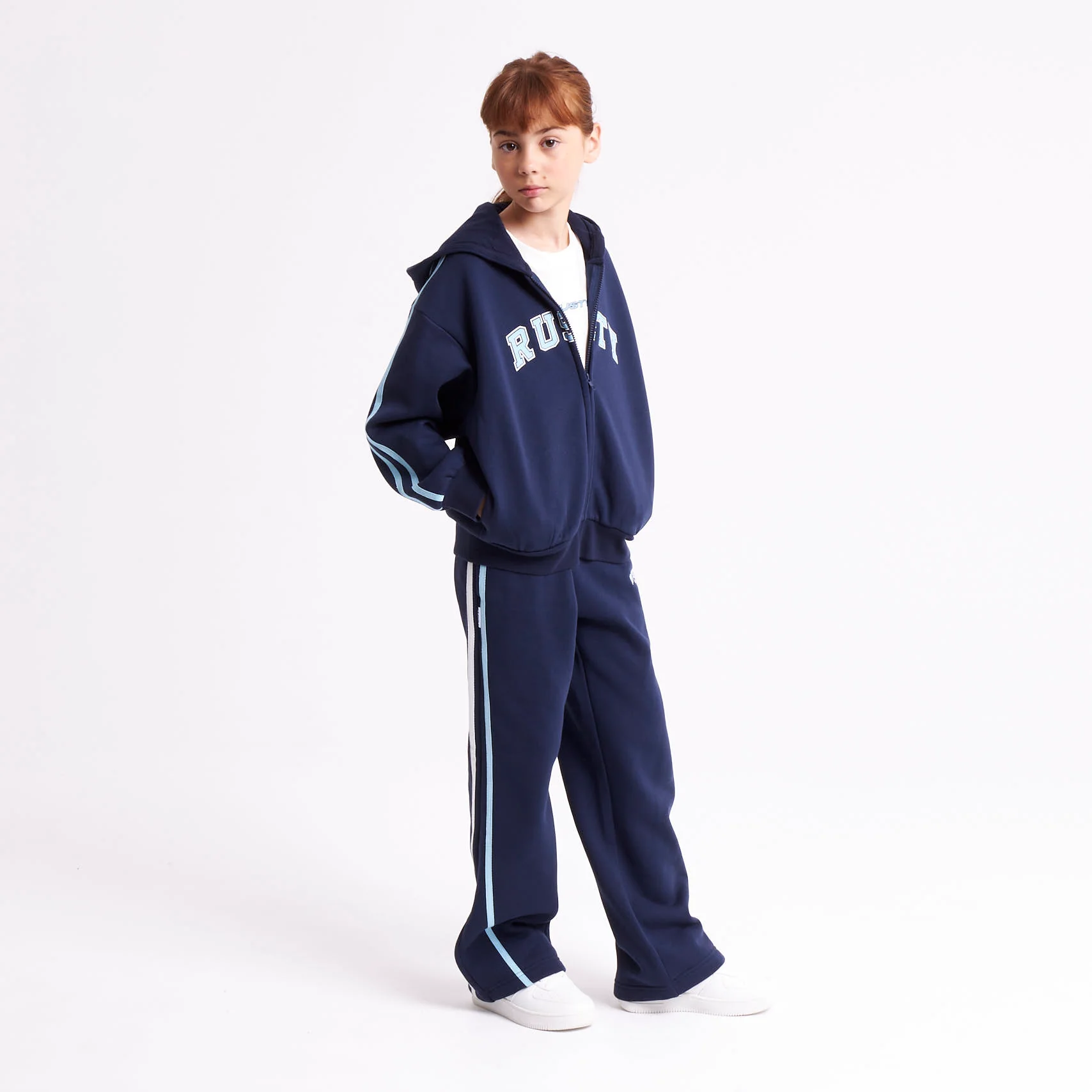 Campera Canguro Girls Team Varsity Navy - Image 9