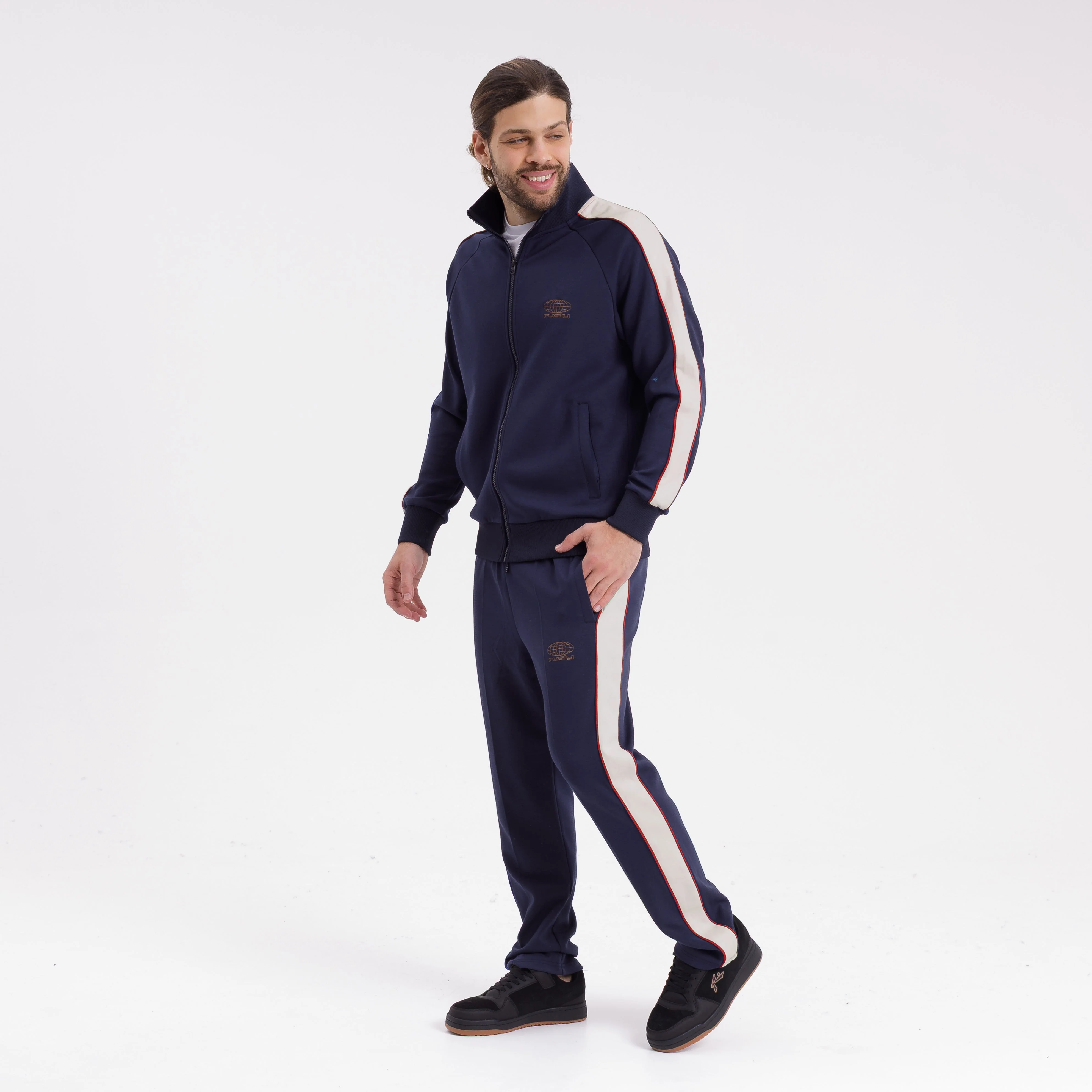 Campera Canguro Lykke Zip Navy - Image 5