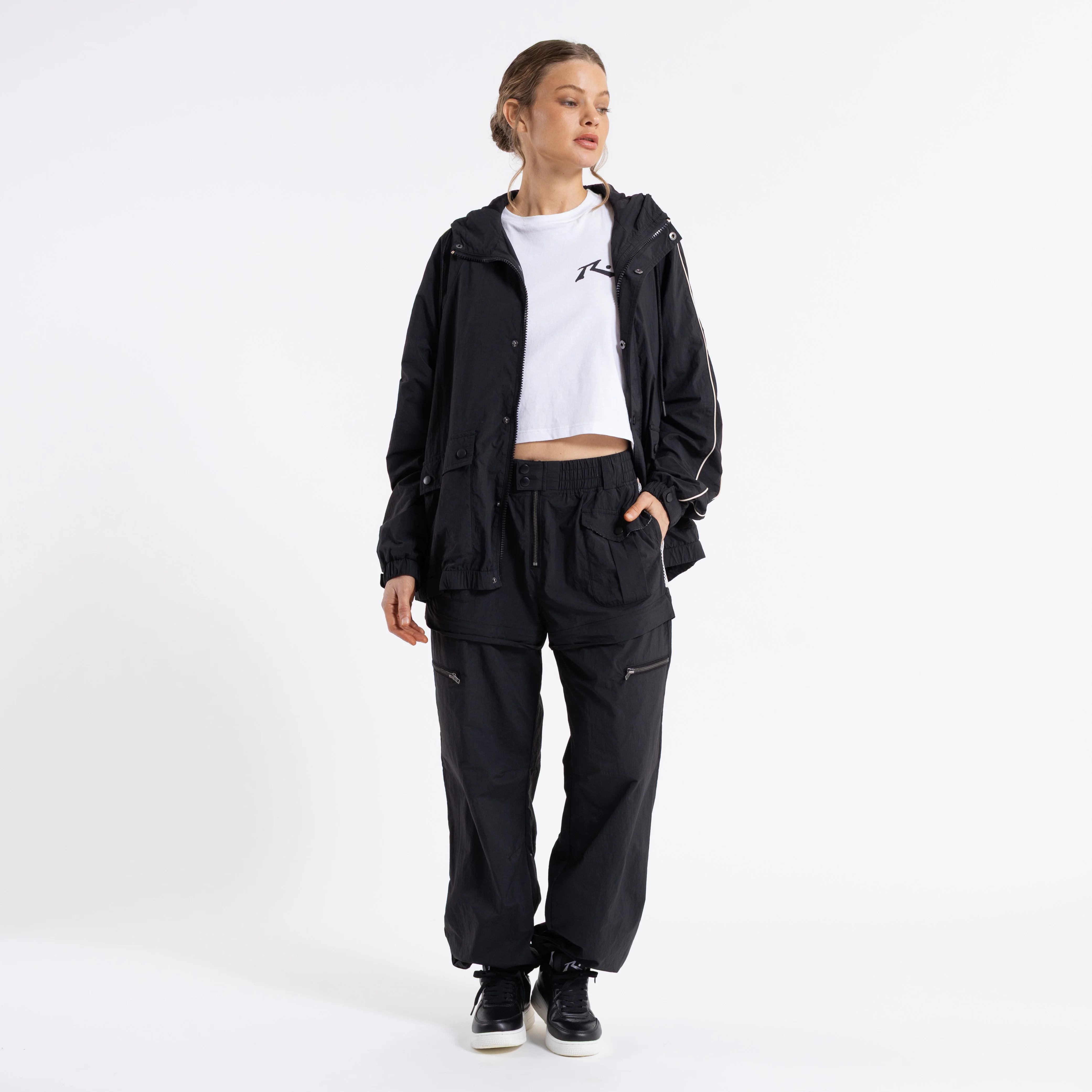 Campera Liviana Cruel Summer Windbreaker Jacket Black - Image 3