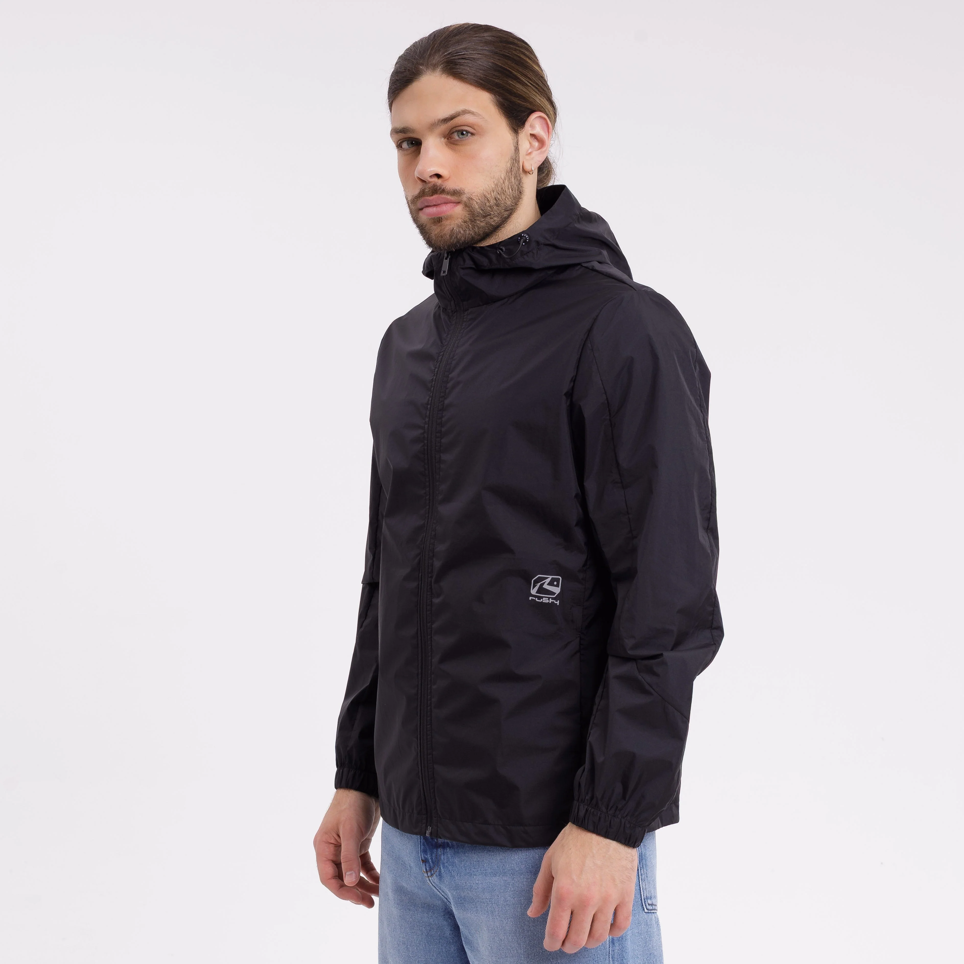 Campera Liviana No Fear Windbreaker Black - Image 4