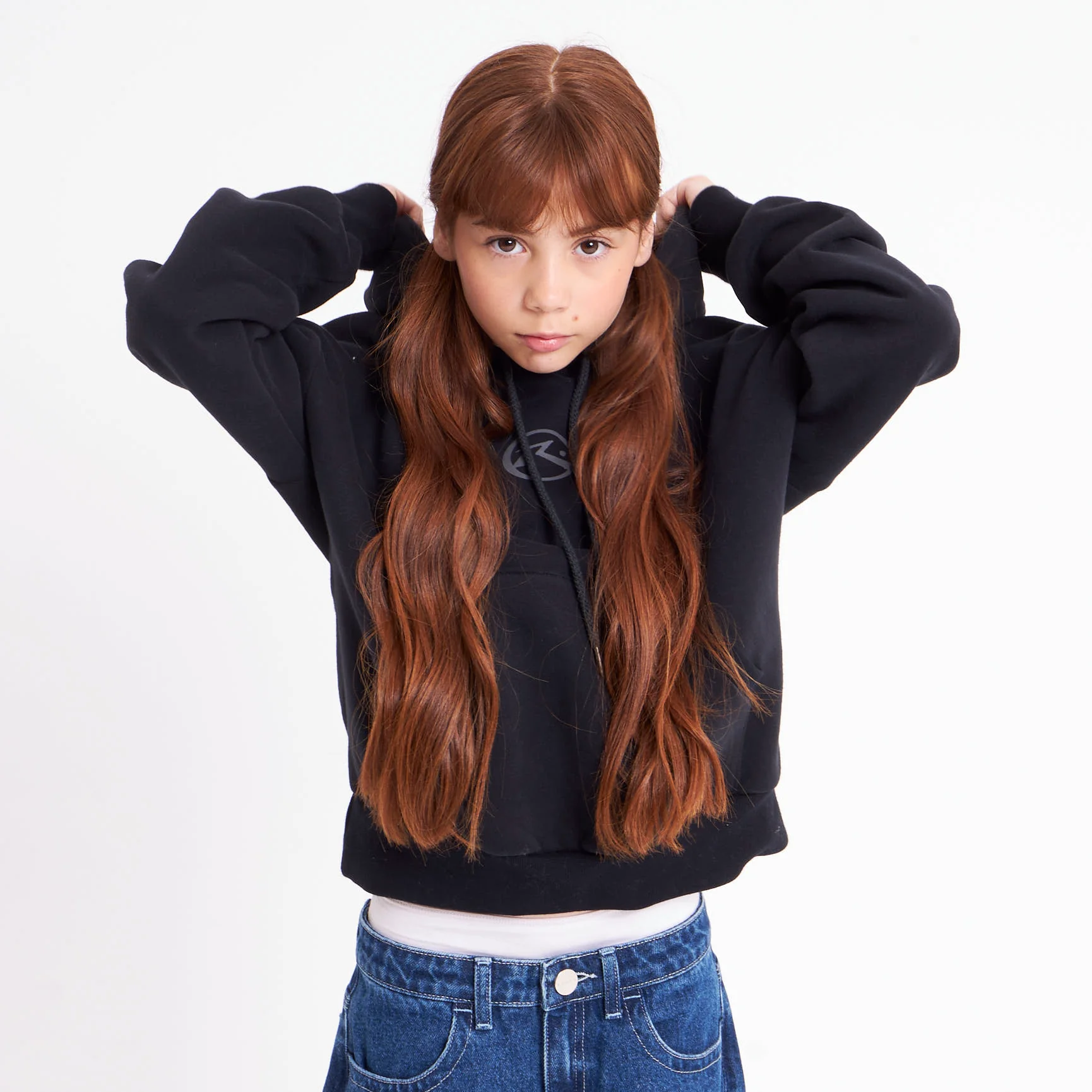 Canguro Essential l Relaxed Girls Black - Image 5