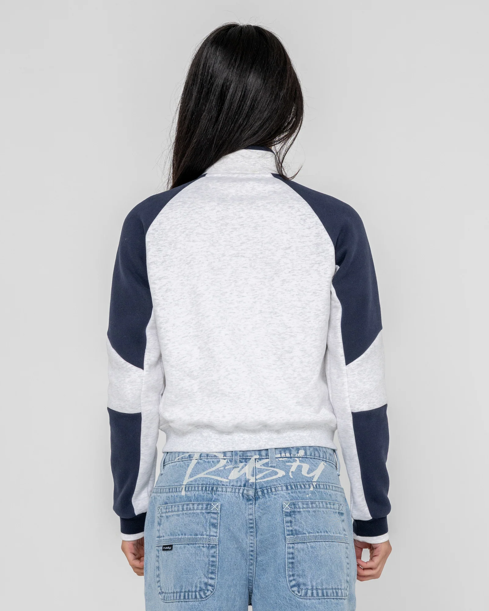 Canguro Rusty Day Dreamer Funnel Neck Fleece Ecru Marle - Image 6