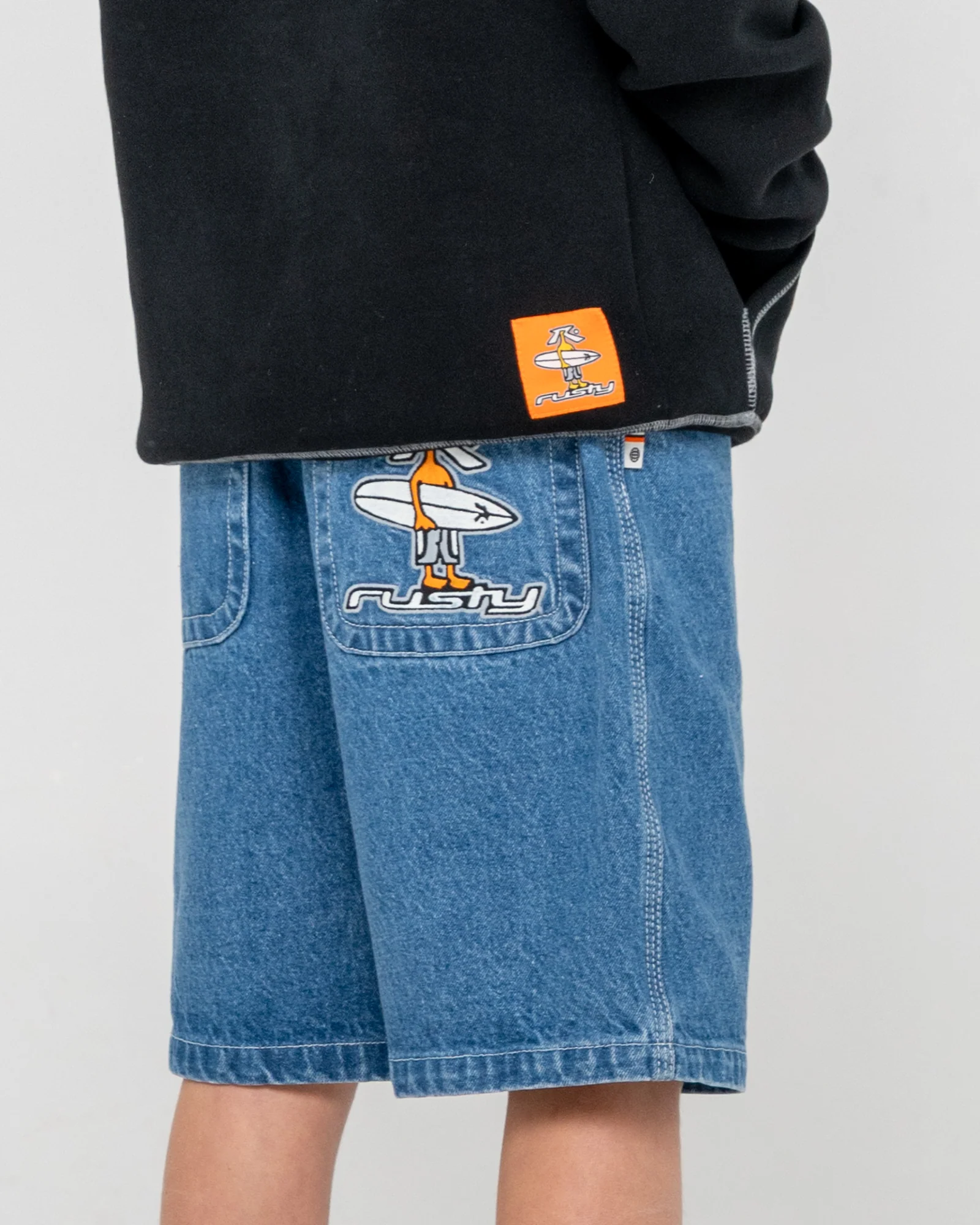 Canguro Dr. Dot Hooded Fleece Junior Black - Image 5