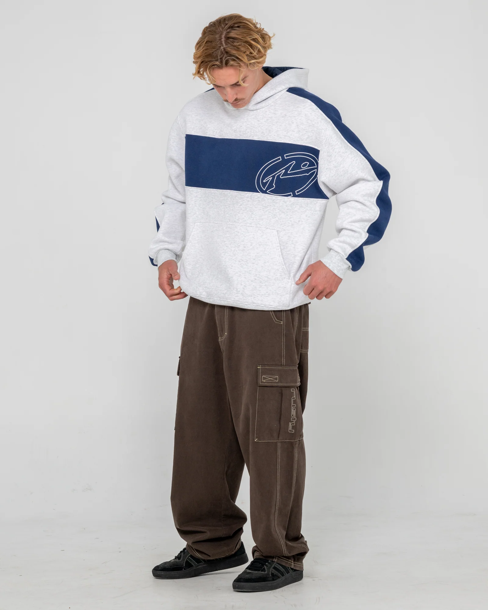 Canguro Kill Switch Hooded Fleece Ecru Marle - Image 3