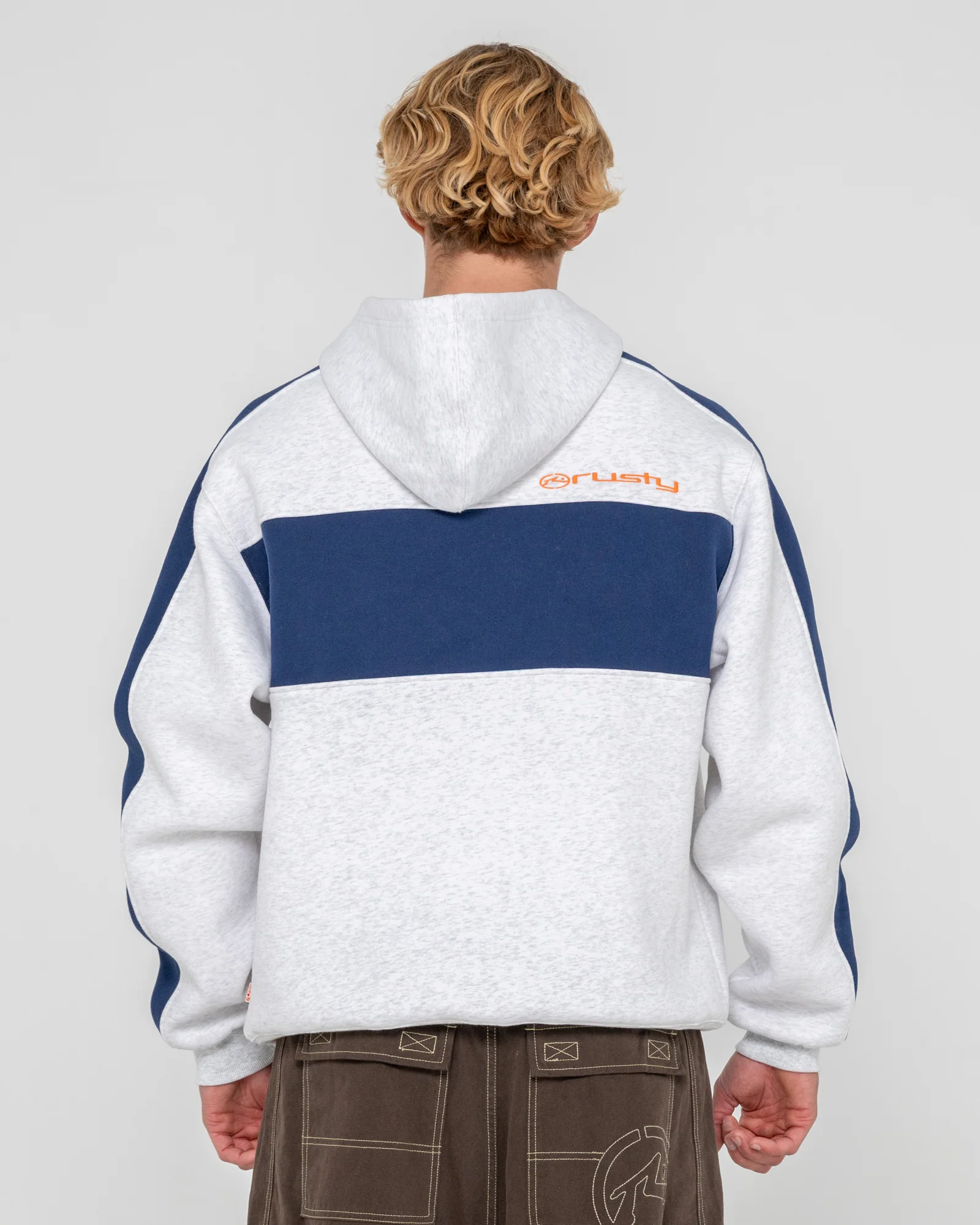 Canguro Kill Switch Hooded Fleece Ecru Marle - Image 4