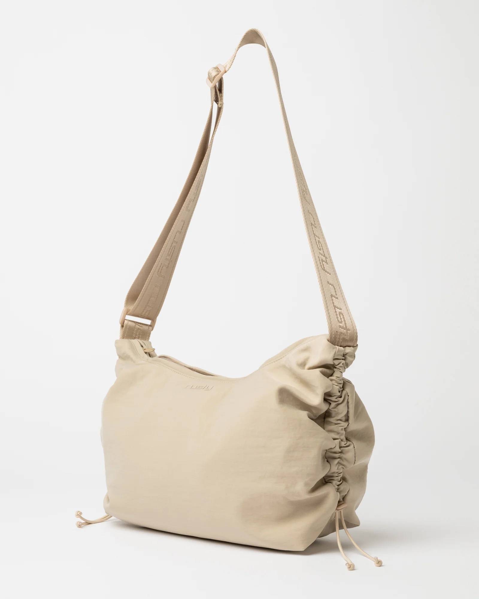 Cartera Free Fall Nylon Sling Bag Oatmeal - Image 8