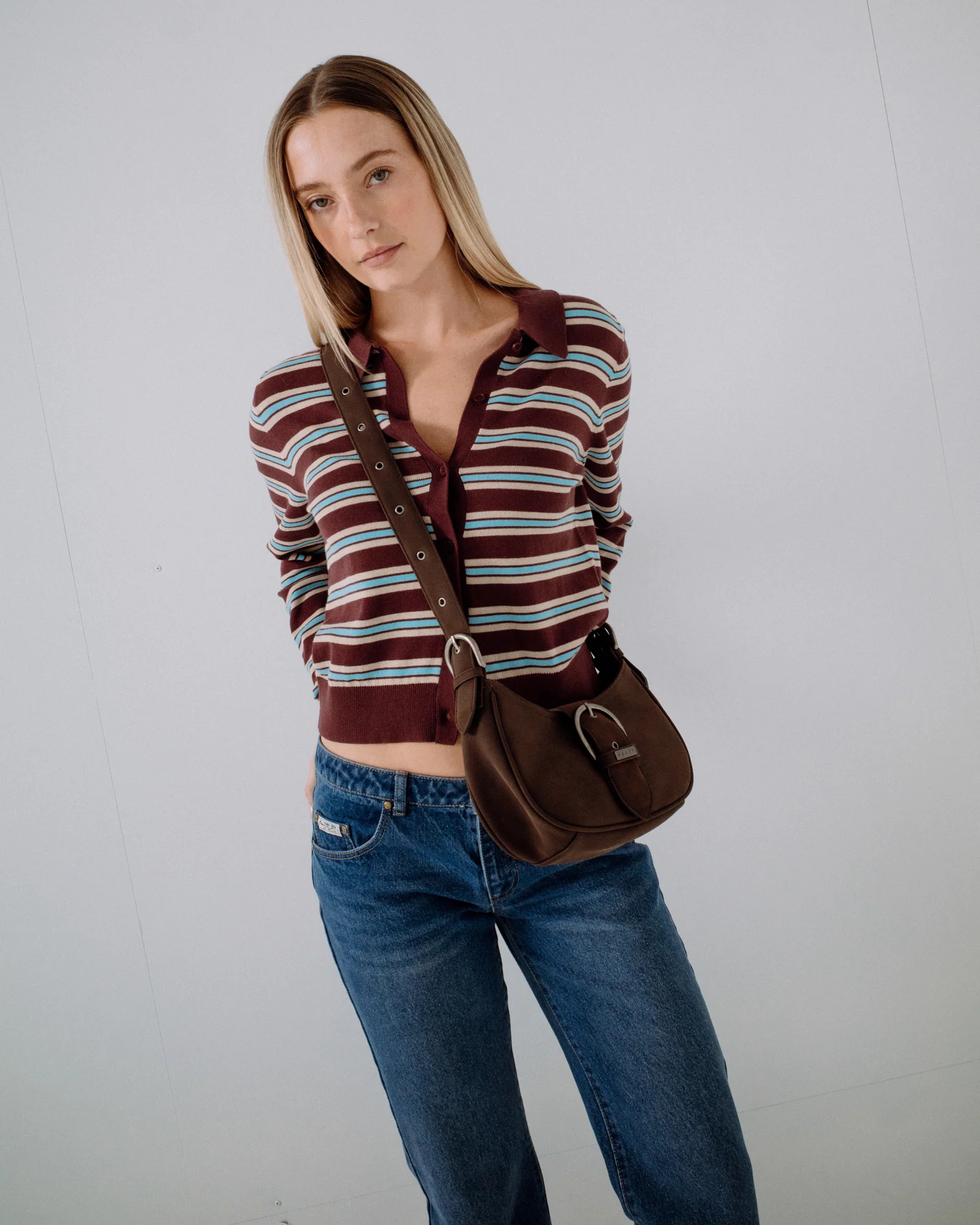Cartera Rodeo Suede Handbag Pinecone - Image 7