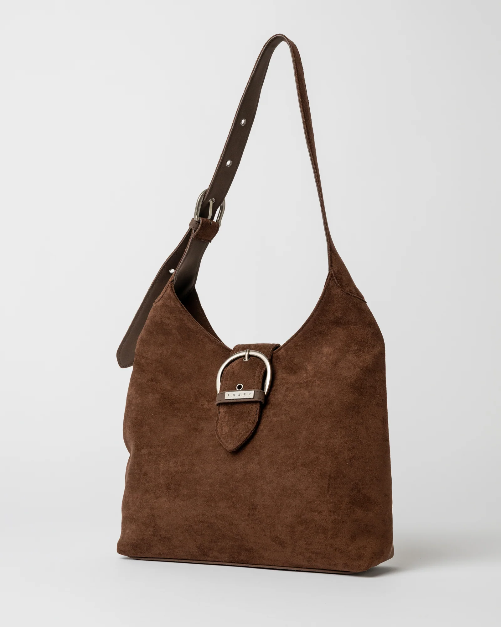 Cartera Rodeo Suede Shoulder Bag Pinecone - Image 4