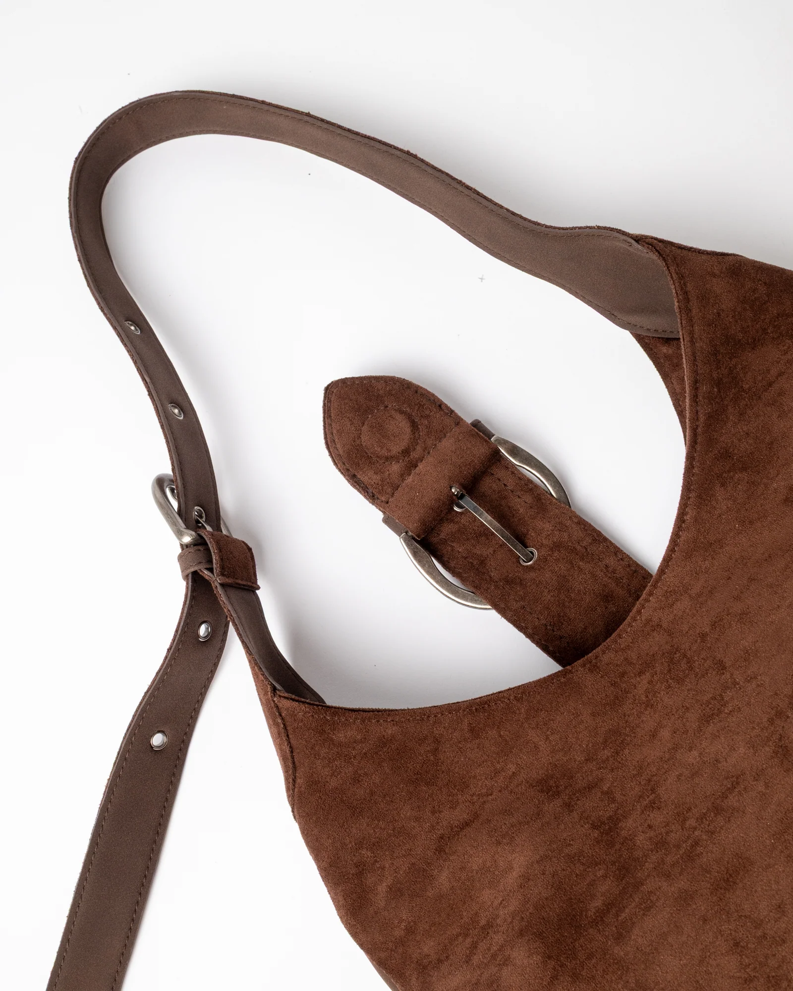 Cartera Rodeo Suede Shoulder Bag Pinecone - Image 7
