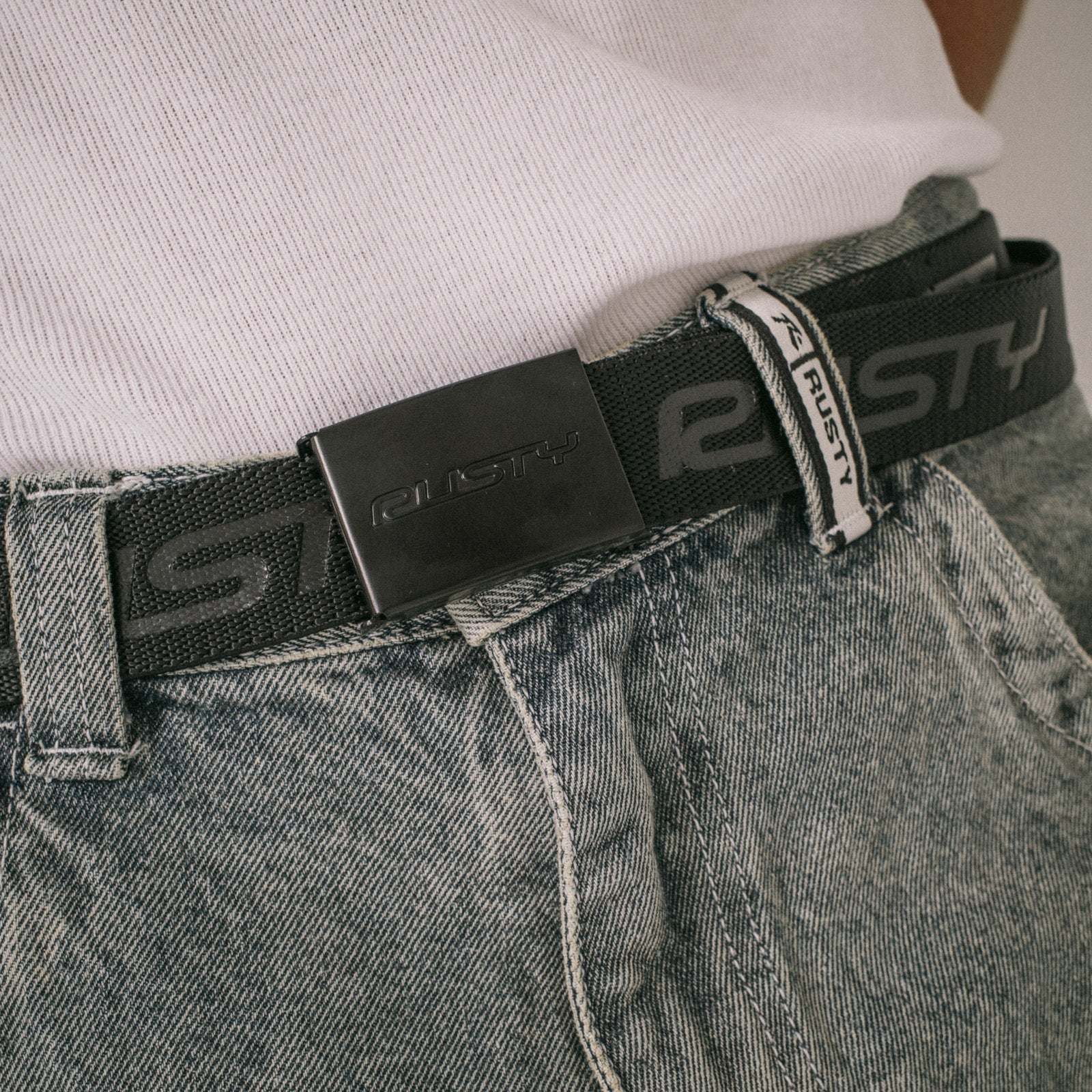 Cinturon Flip Daddy Elastic Webbing Belt Black - Image 3
