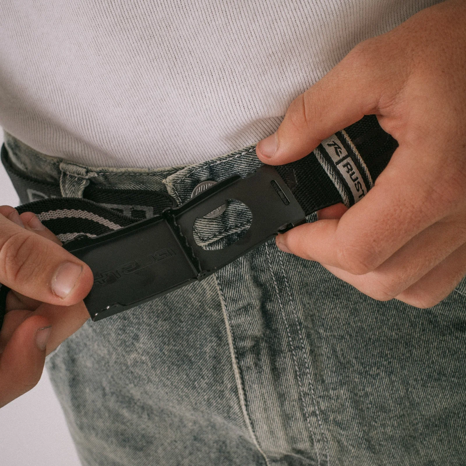 Cinturon Flip Daddy Elastic Webbing Belt Black - Image 4