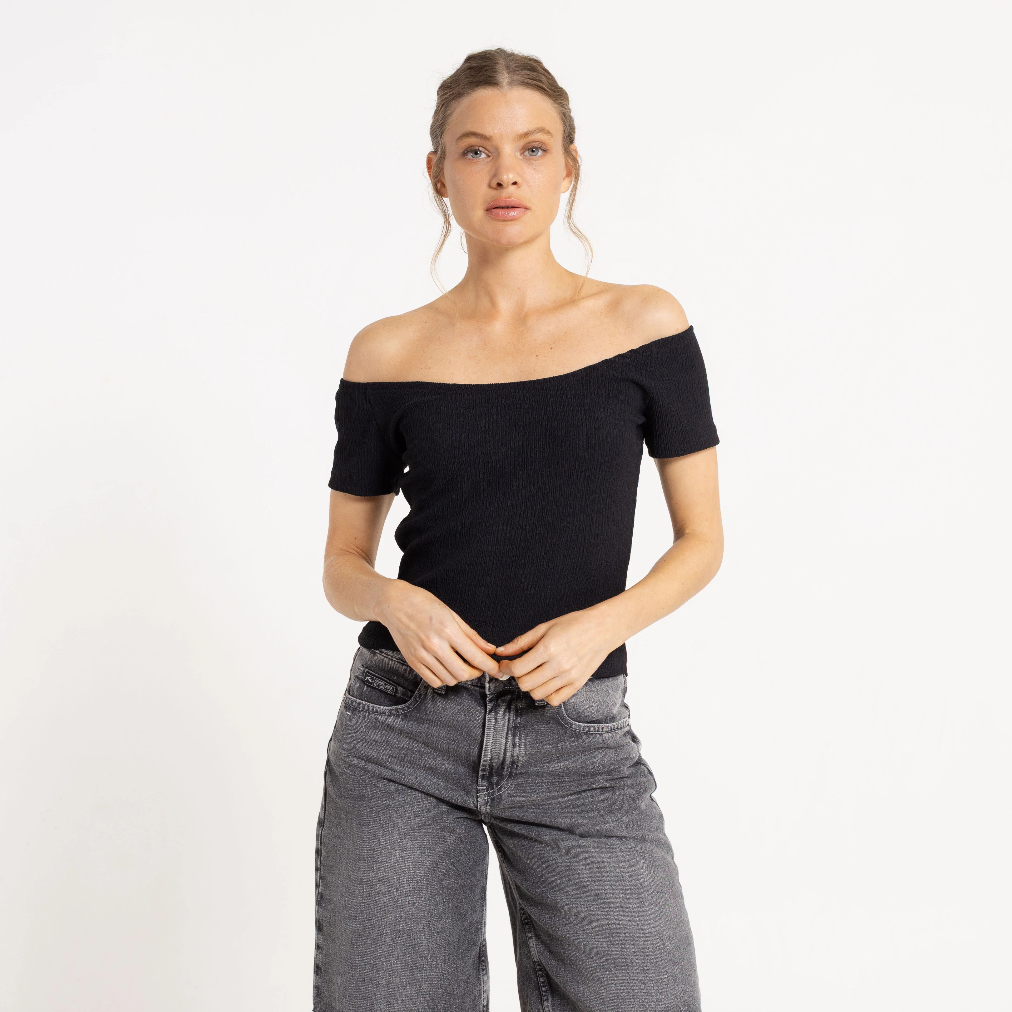 Fashion Top Ciao Bella Off Black
