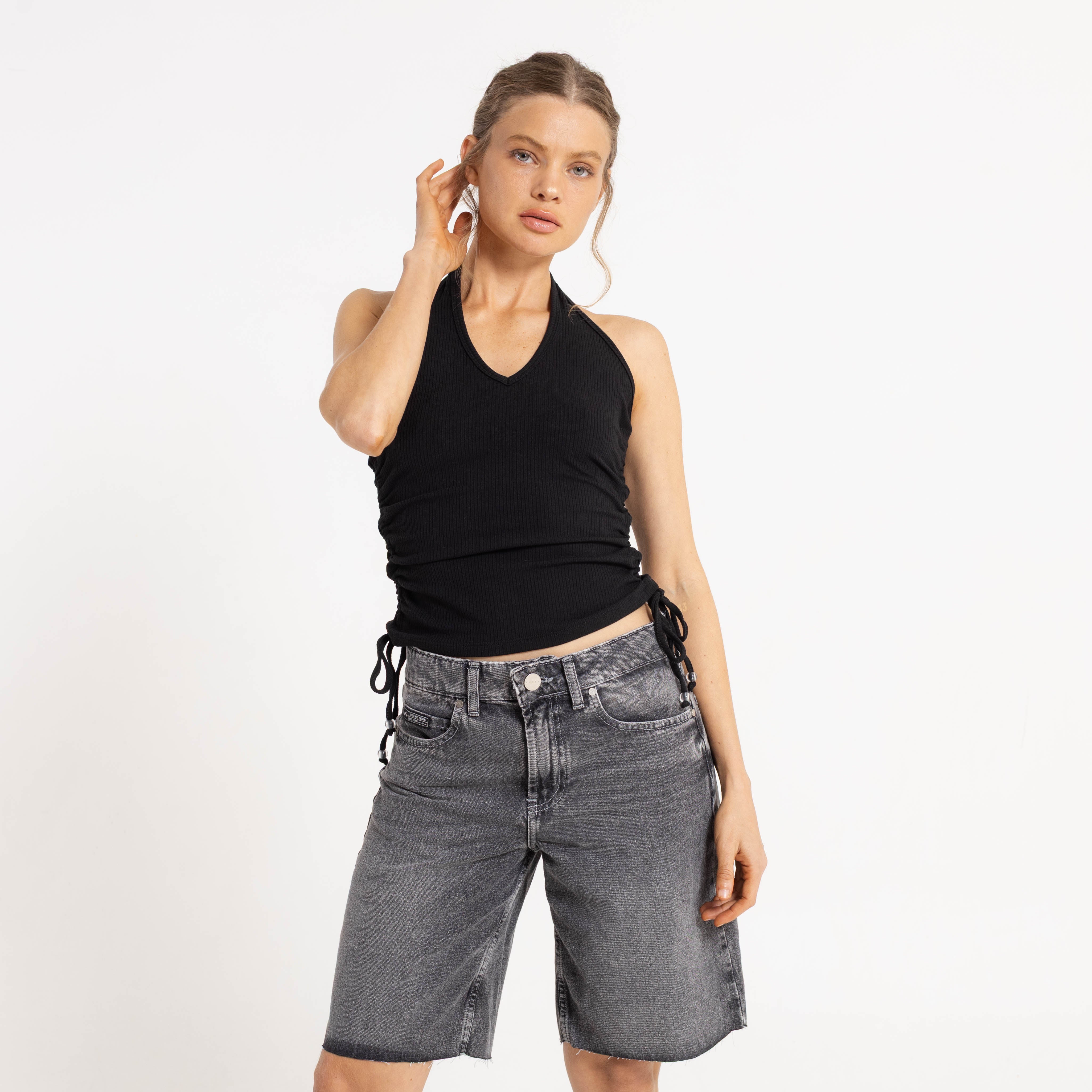 Fashion Top Halter It Up Black - Image 3