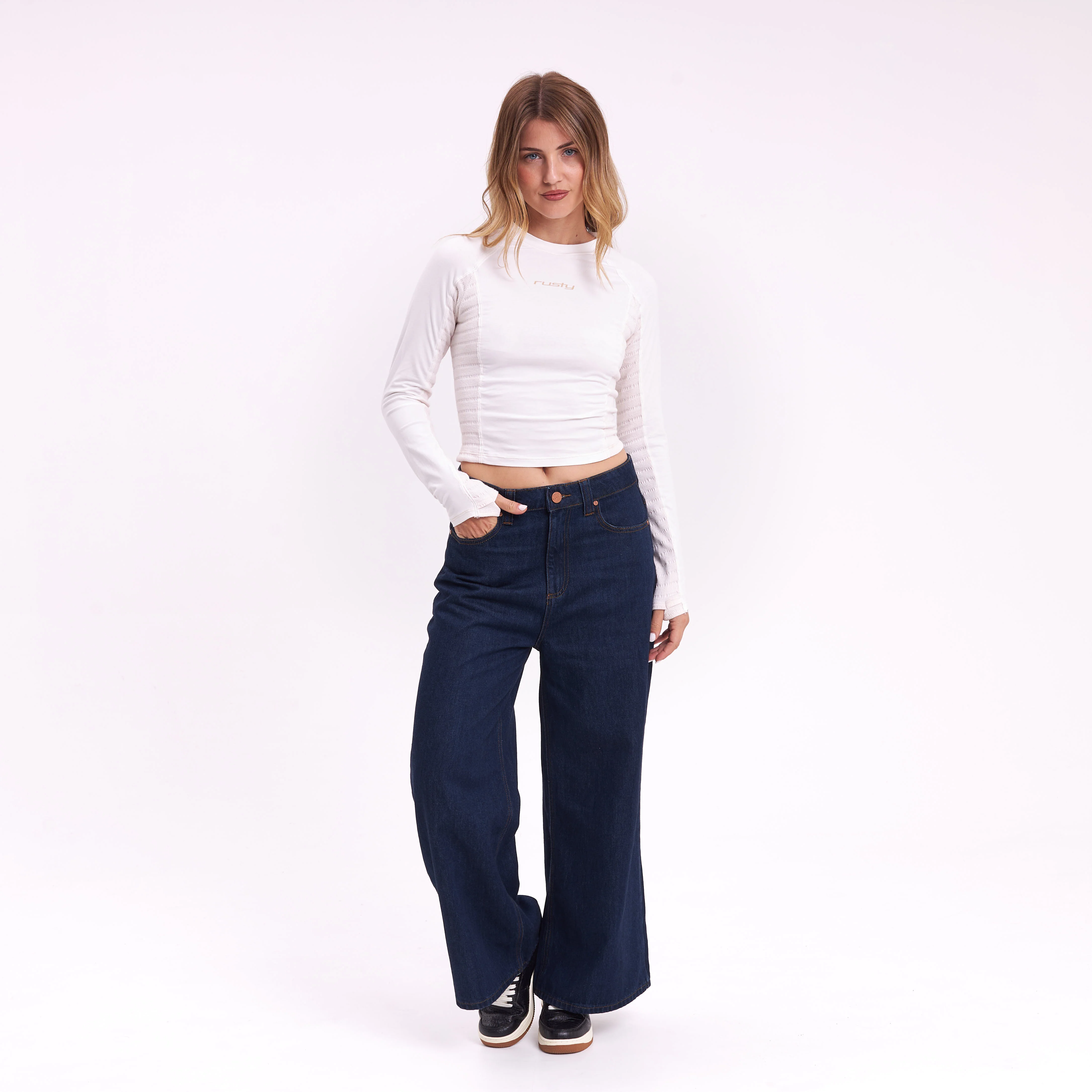 Fashion Top Kick Textured Ecru - Image 5