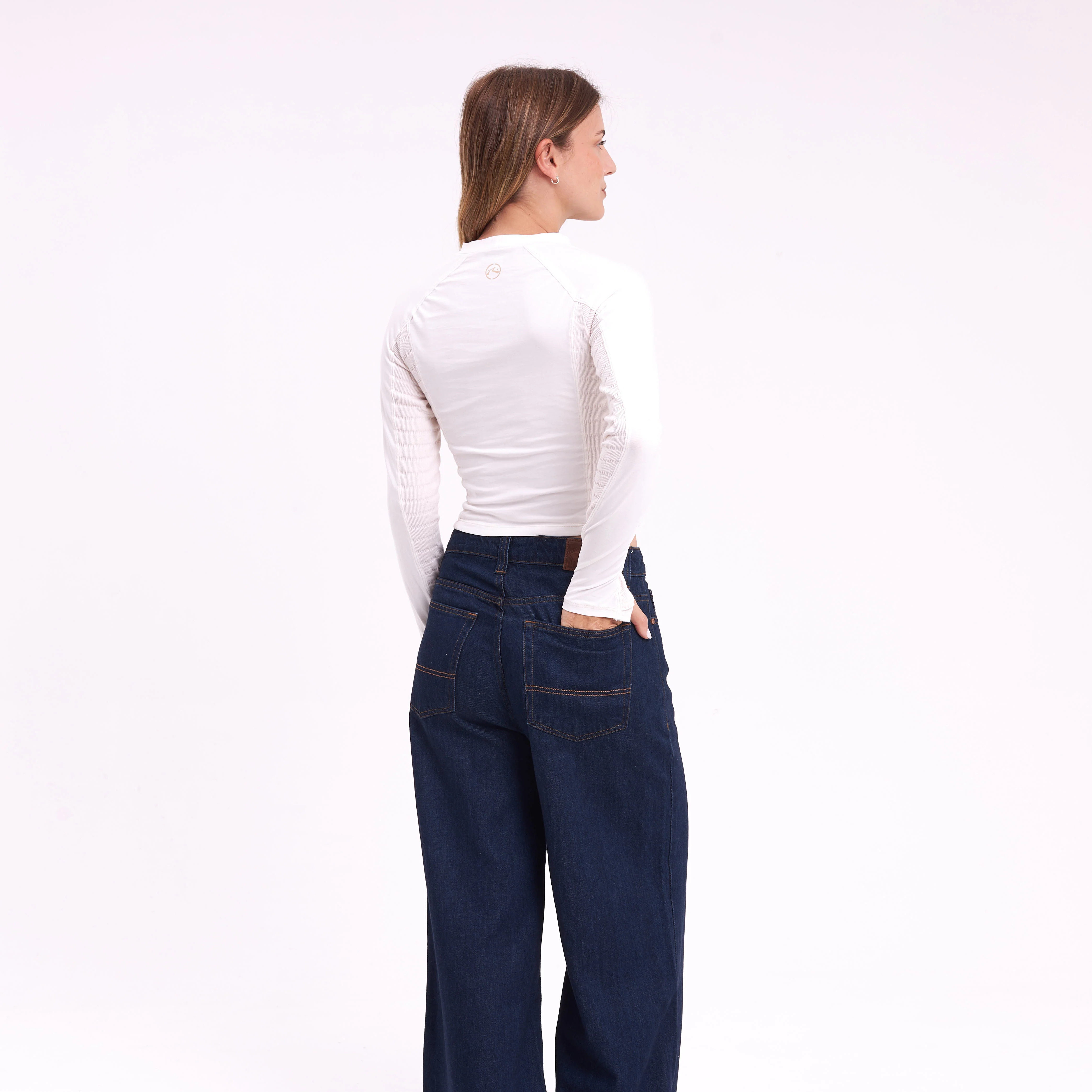 Fashion Top Kick Textured Ecru - Image 8
