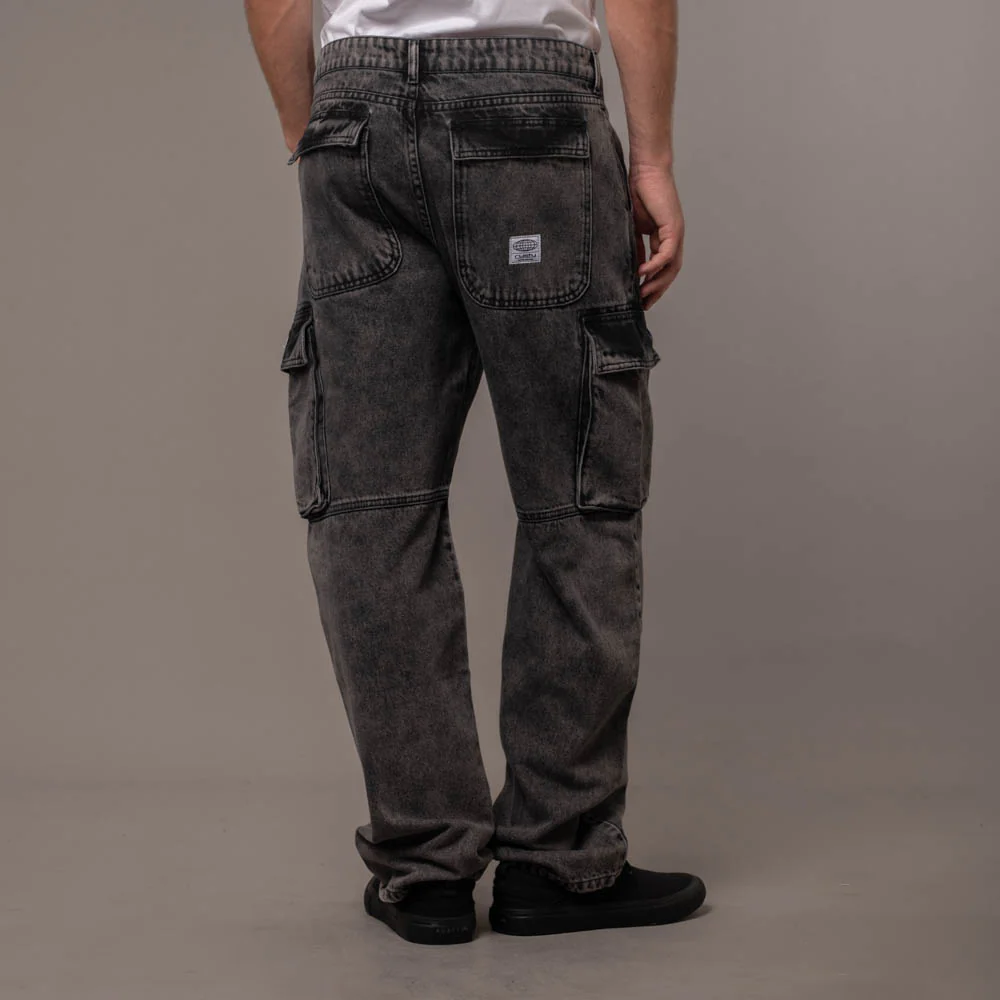 Jean Rusty Parklife Cargo Jean Jr Black - Image 3