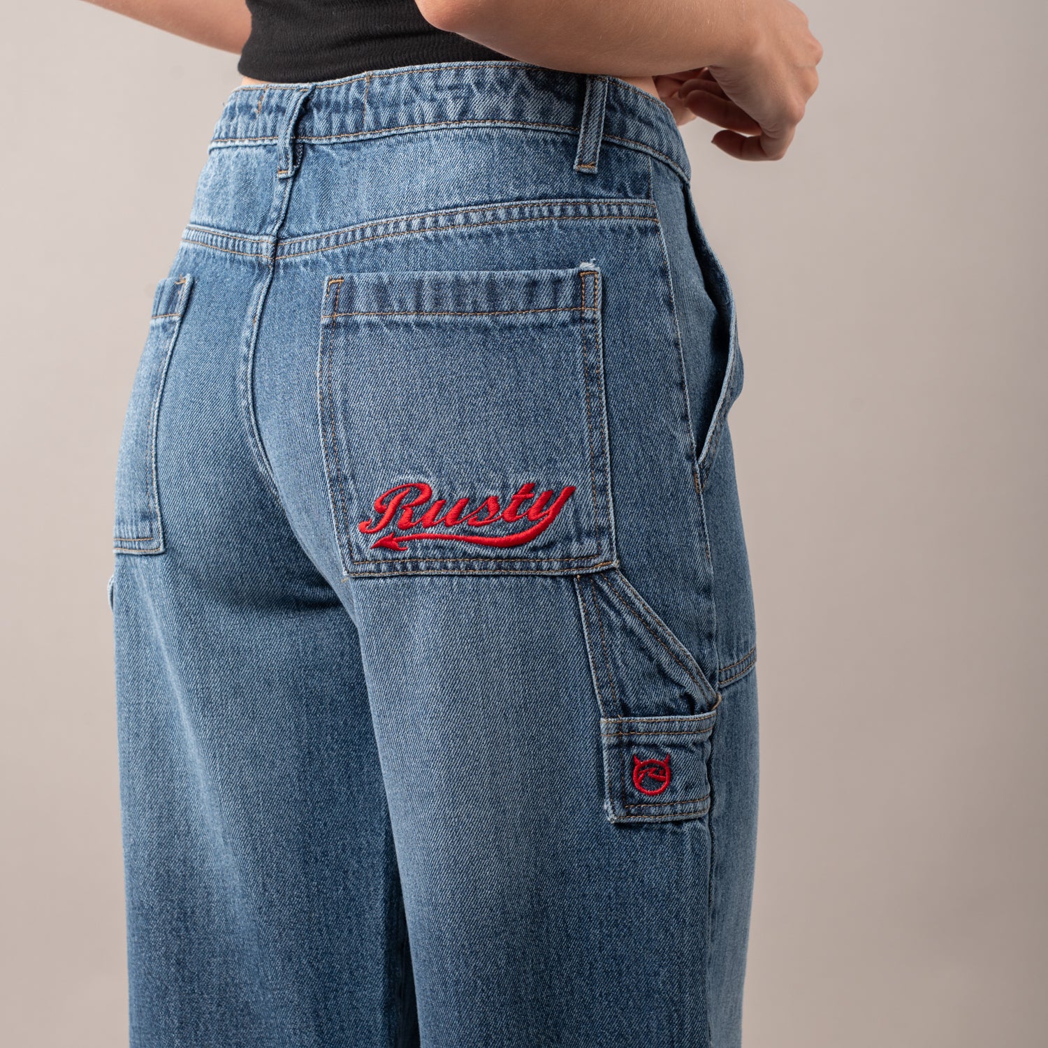 Jean Billie 2.0 Low Rise Carpenter Blue - Image 2