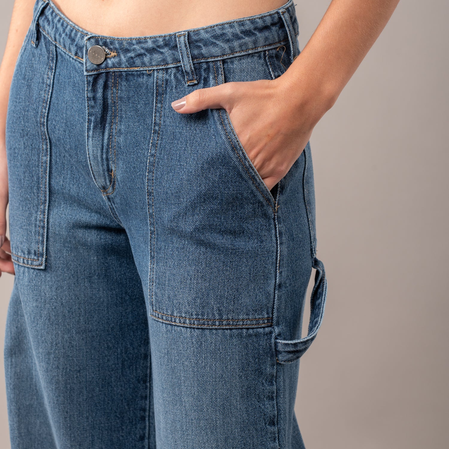 Jean Billie 2.0 Low Rise Carpenter Blue - Image 4