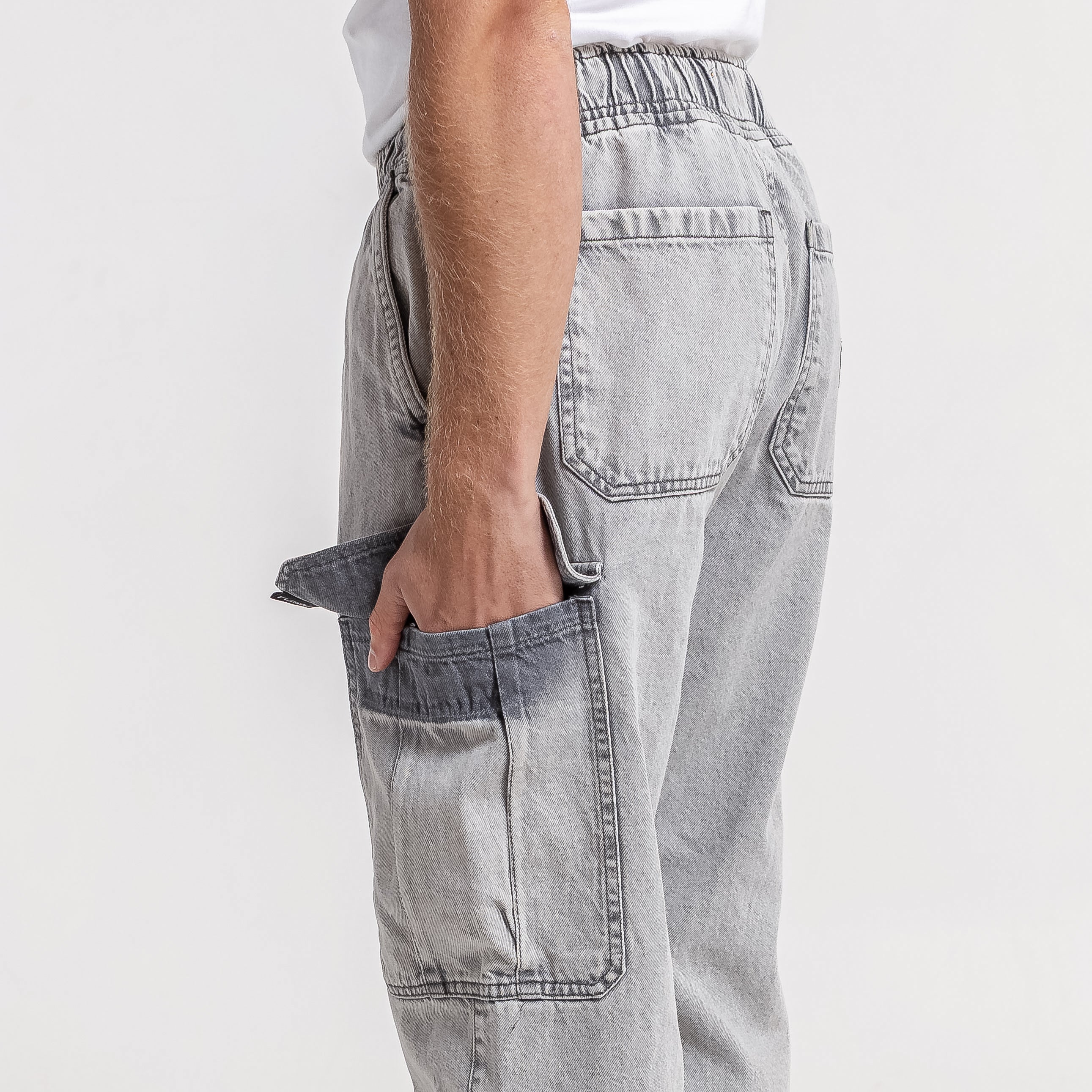 Jean Frankly Cargo Grey - Image 3