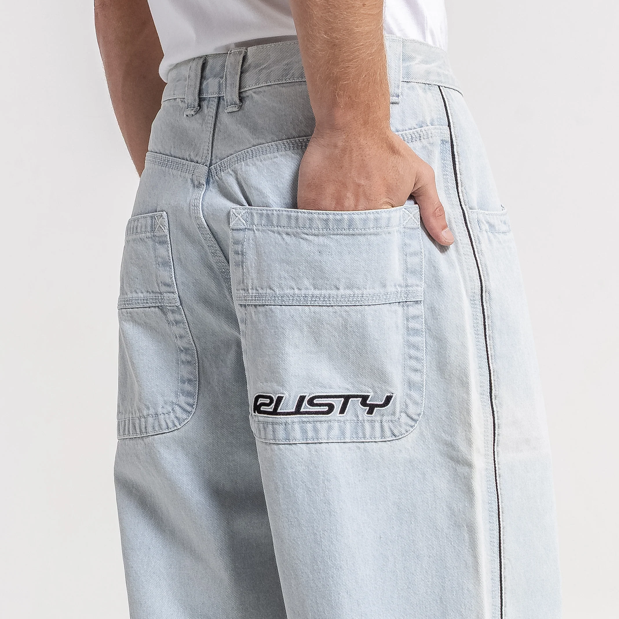 Jean Flip Daddy 3.0 Heather Blue - Image 4