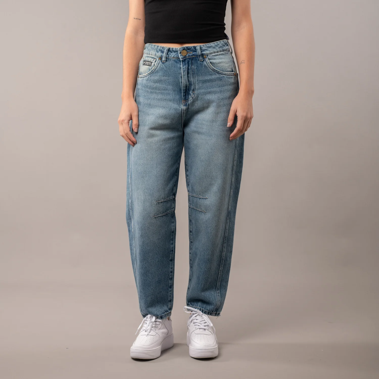 Jean Morrison Slouchy Middy Blue