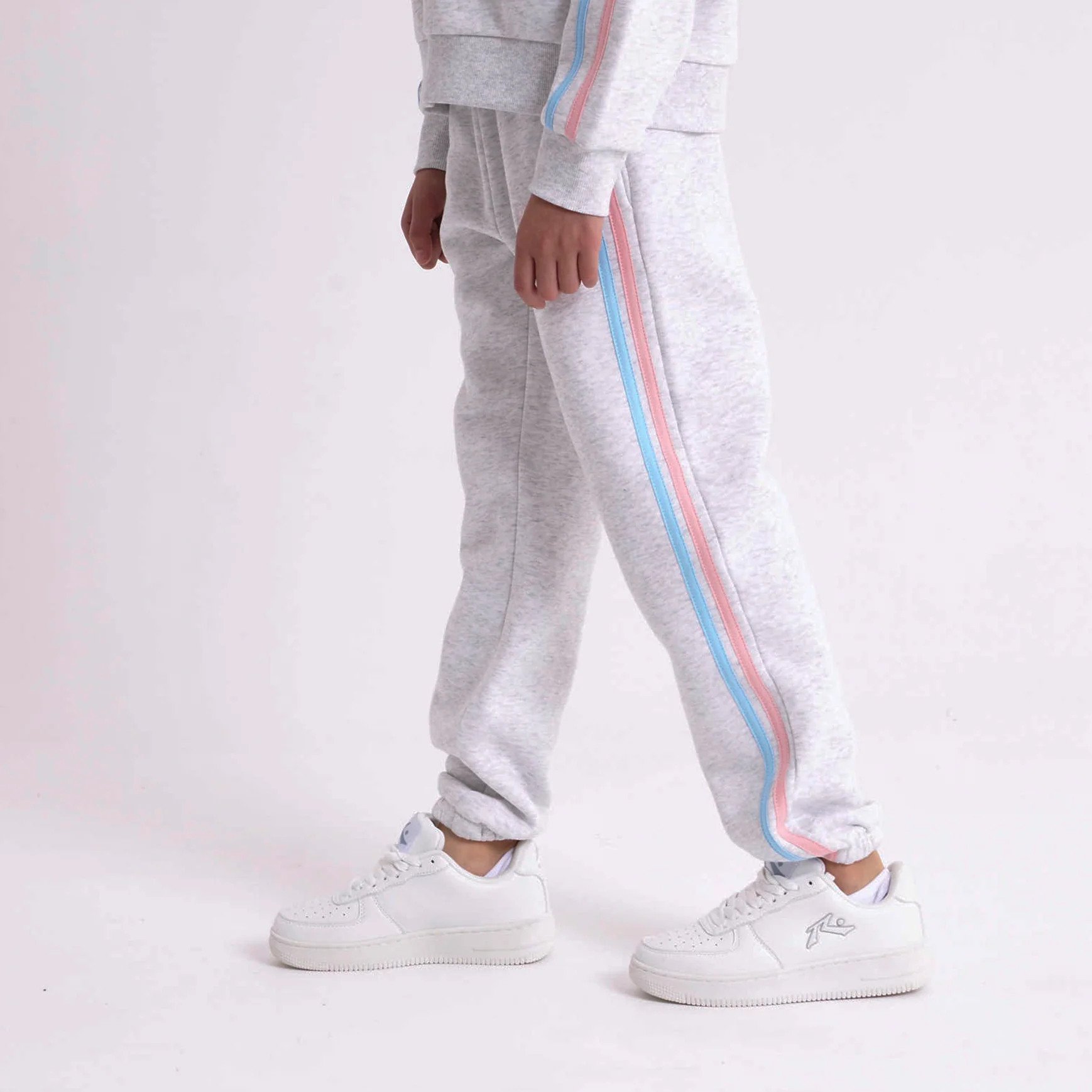 Jogging Girls Team Varsity Cuff Ecru Marle - Image 6