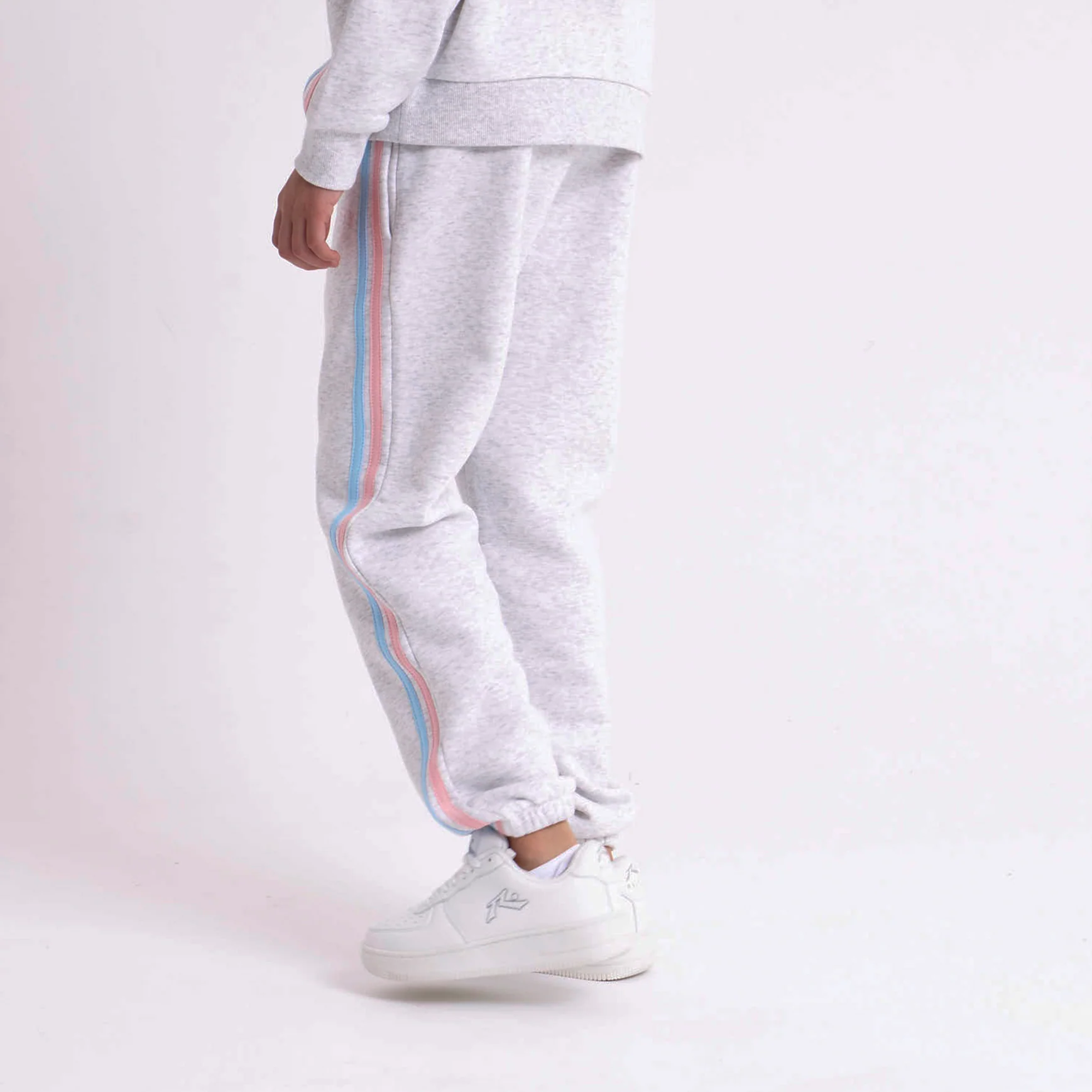 Jogging Girls Team Varsity Cuff Ecru Marle - Image 7