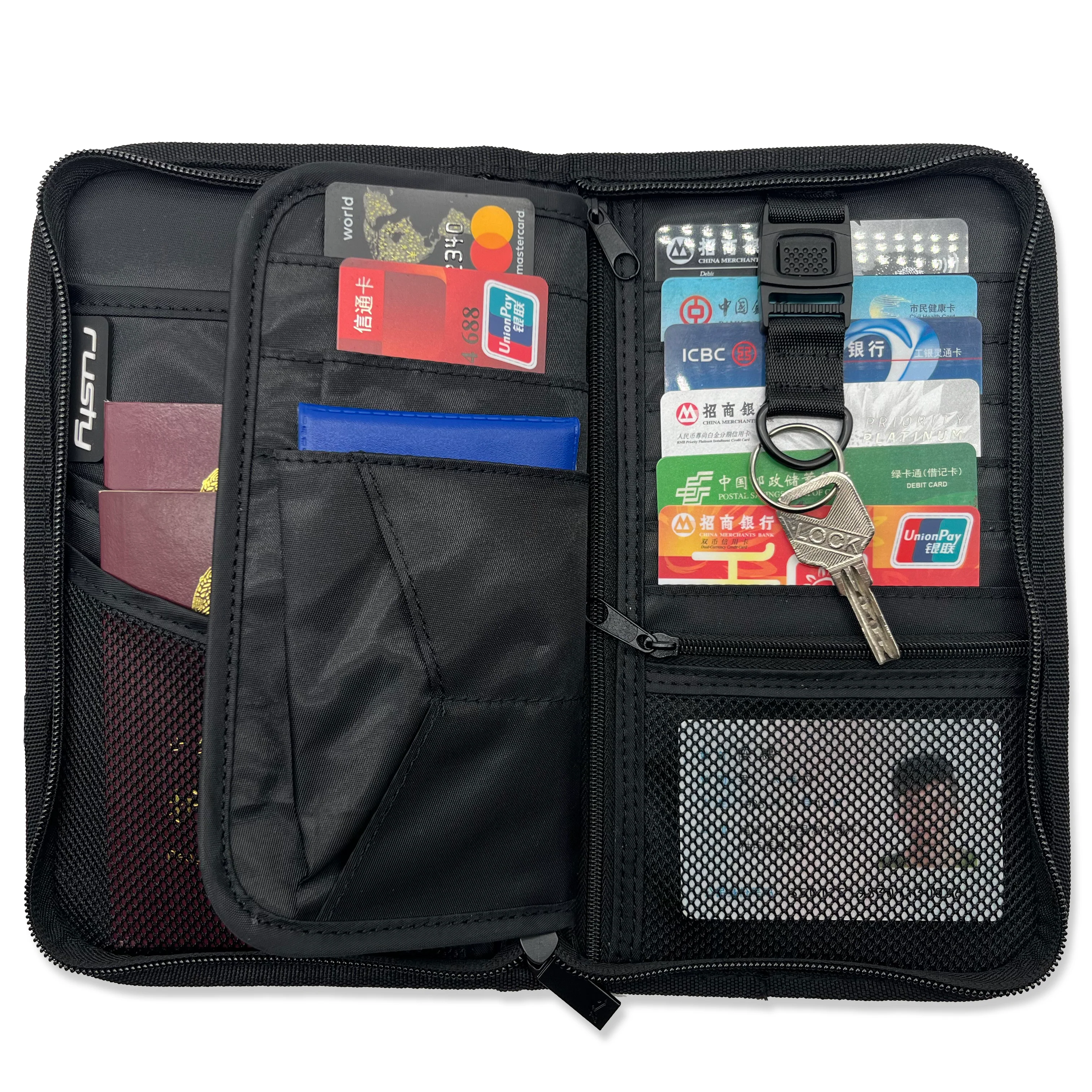 Mochila Travel Wallet B707 Black - Image 3